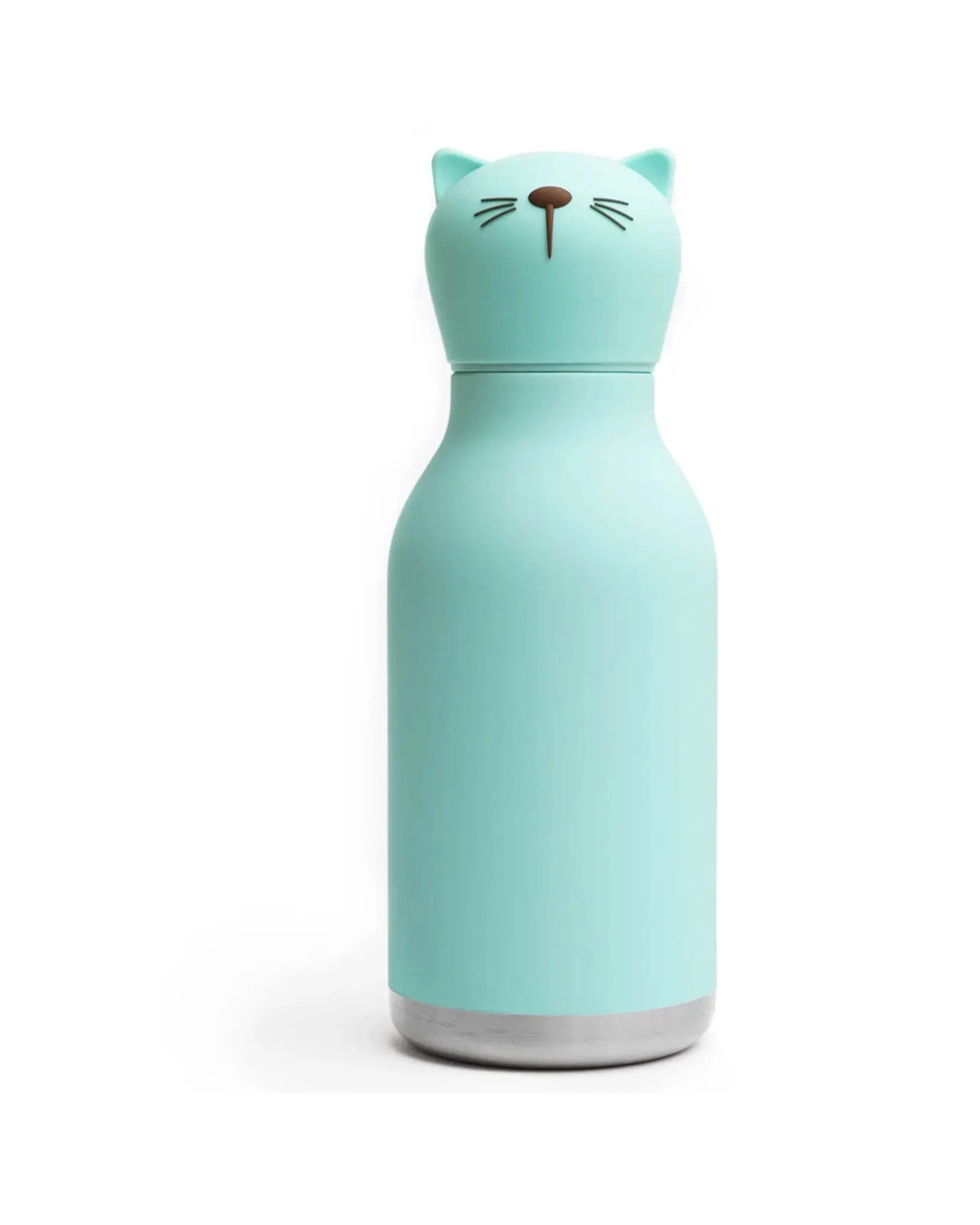 1 Asobu Bestie Bottle Cat Double Wall Stainless Insulated Bottle 460ml - Blue, 1 of 3
