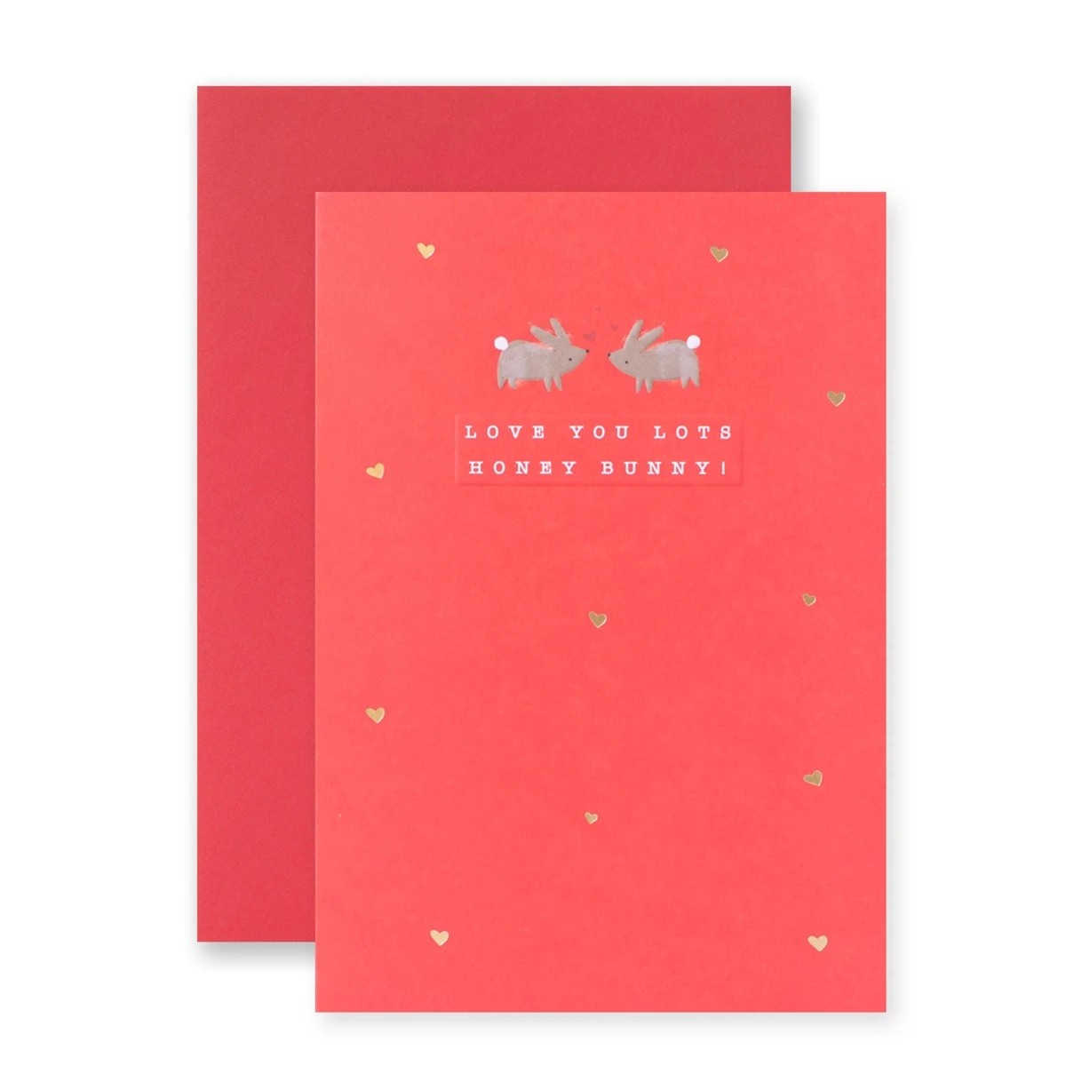 1 Hallmark Valentine's Day Card - Love You Lots Honey Bunny!, 1 of 3