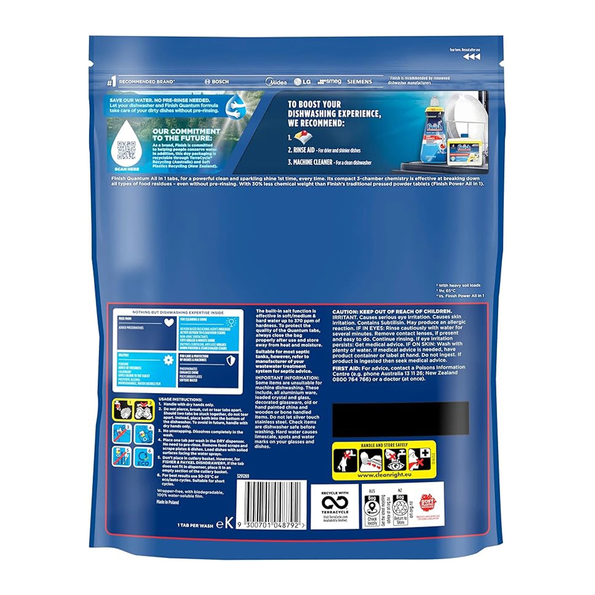 2 Finish Powerball Quantum Reg Dish Caps 90Pk x2, 2 of 2