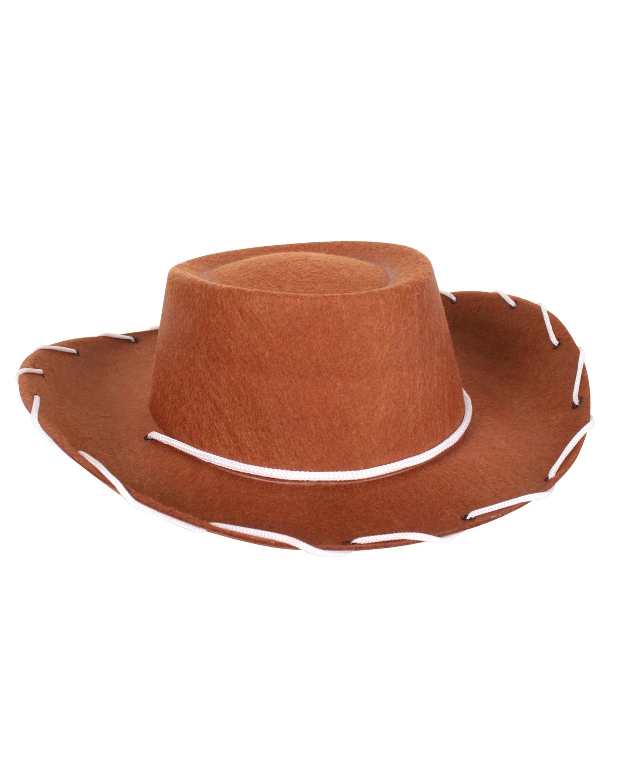 1 Tomfoolery Kids Cowboy Hat - ONE SIZE - Brown, 1 of 3