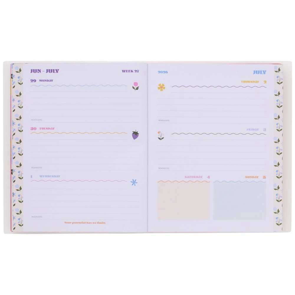 7 Otto Whimsy Diary FY26/27 Black, 7 of 7