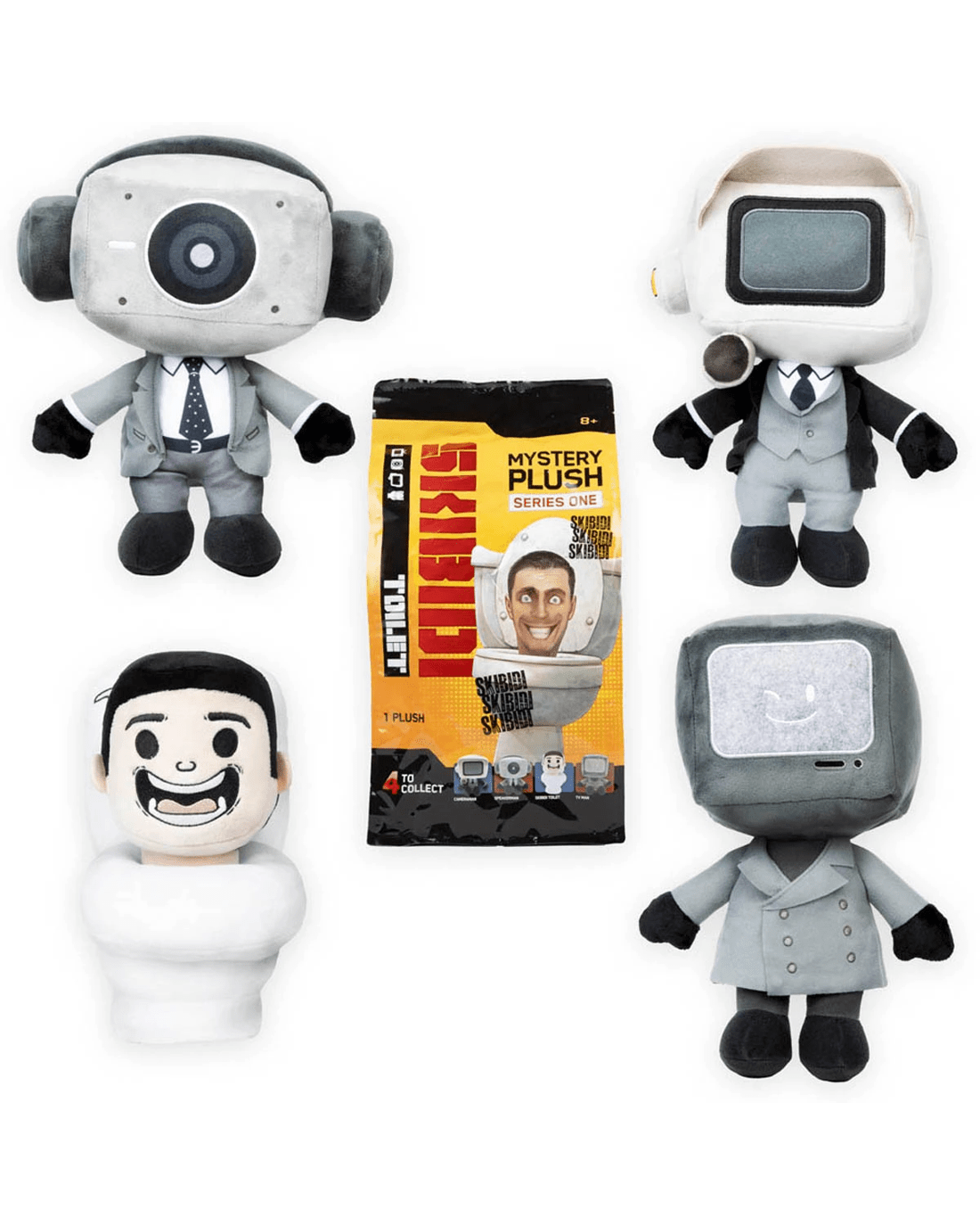 2 28cm Skibidi Toilet Mystery Plush Series One - Assorted, 2 of 7