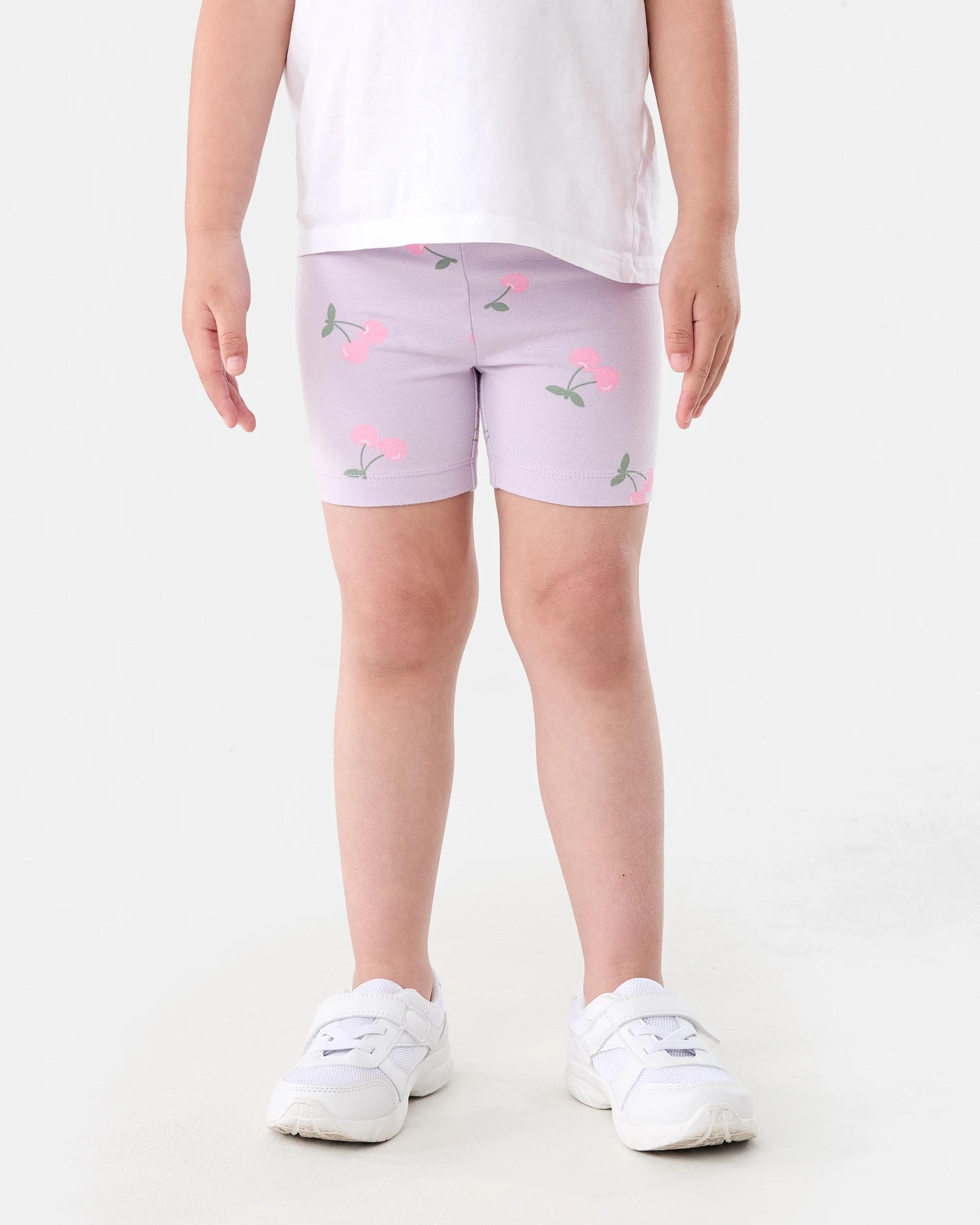 1 Printed Bike Shorts Pur Cherry, 1 of 6