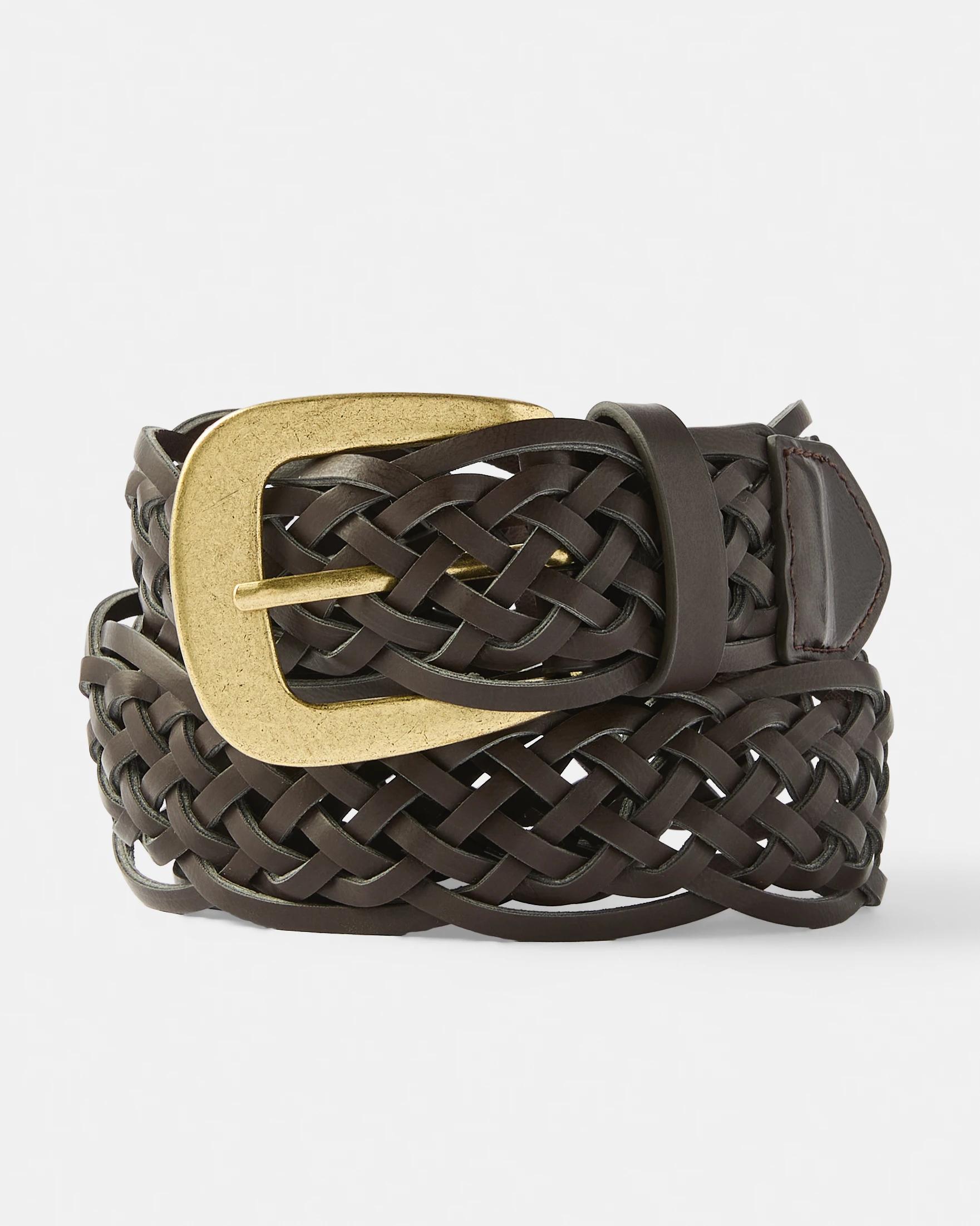 1 Braided Belt Deep Fudge, 1 of 5