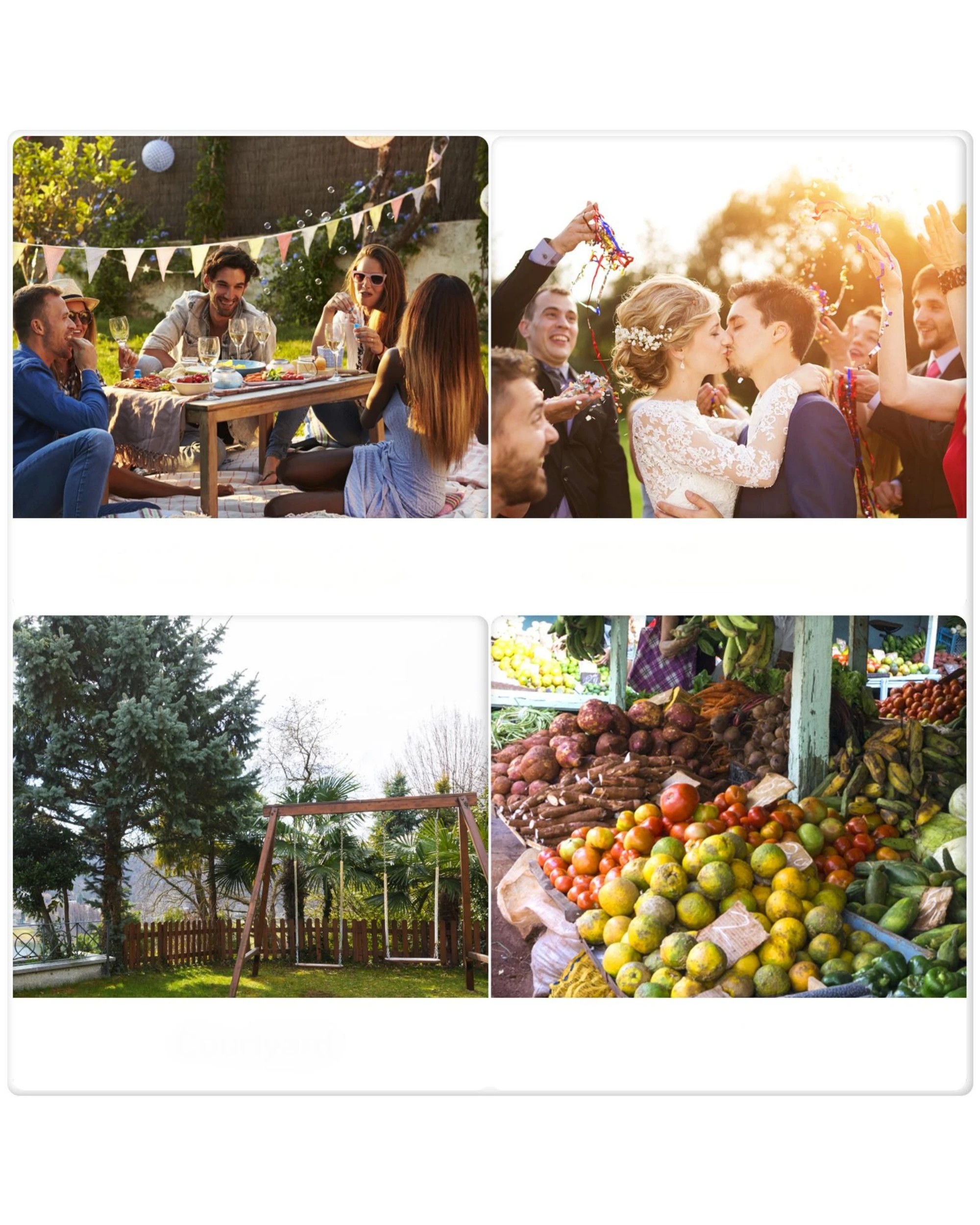 6 Advwin 3x6m Marquee Gazebo Outdoor Wedding Canopy Tent - White, 6 of 7