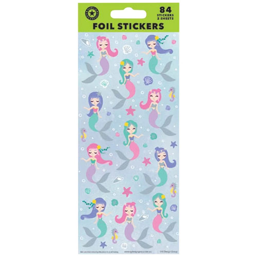 1 Artwrap FSC Sticker Sheets Mermaids, 1 of 1