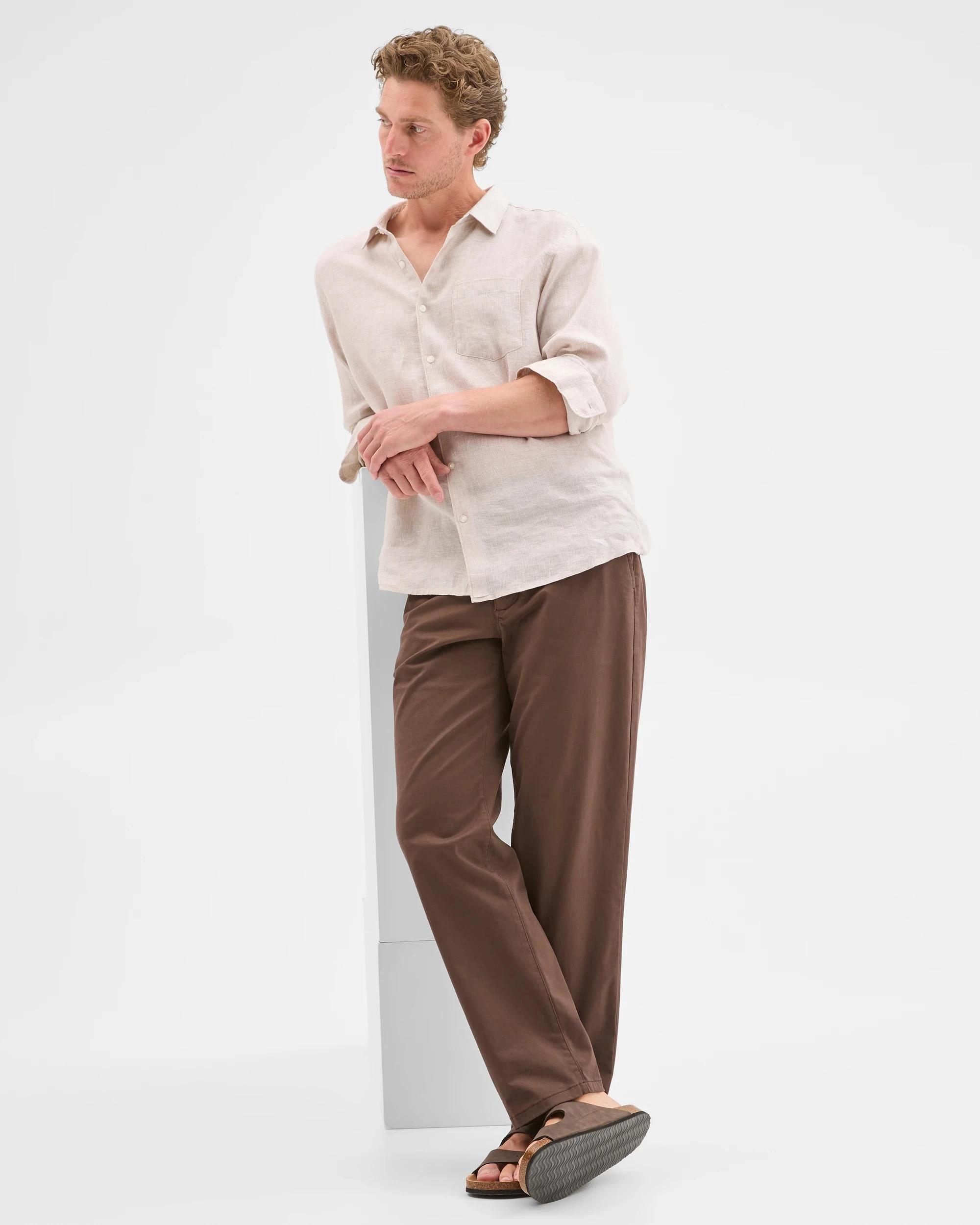 3 Target Australian Cotton Rich Relaxed Fit Chino Pants CHOC, 3 of 7