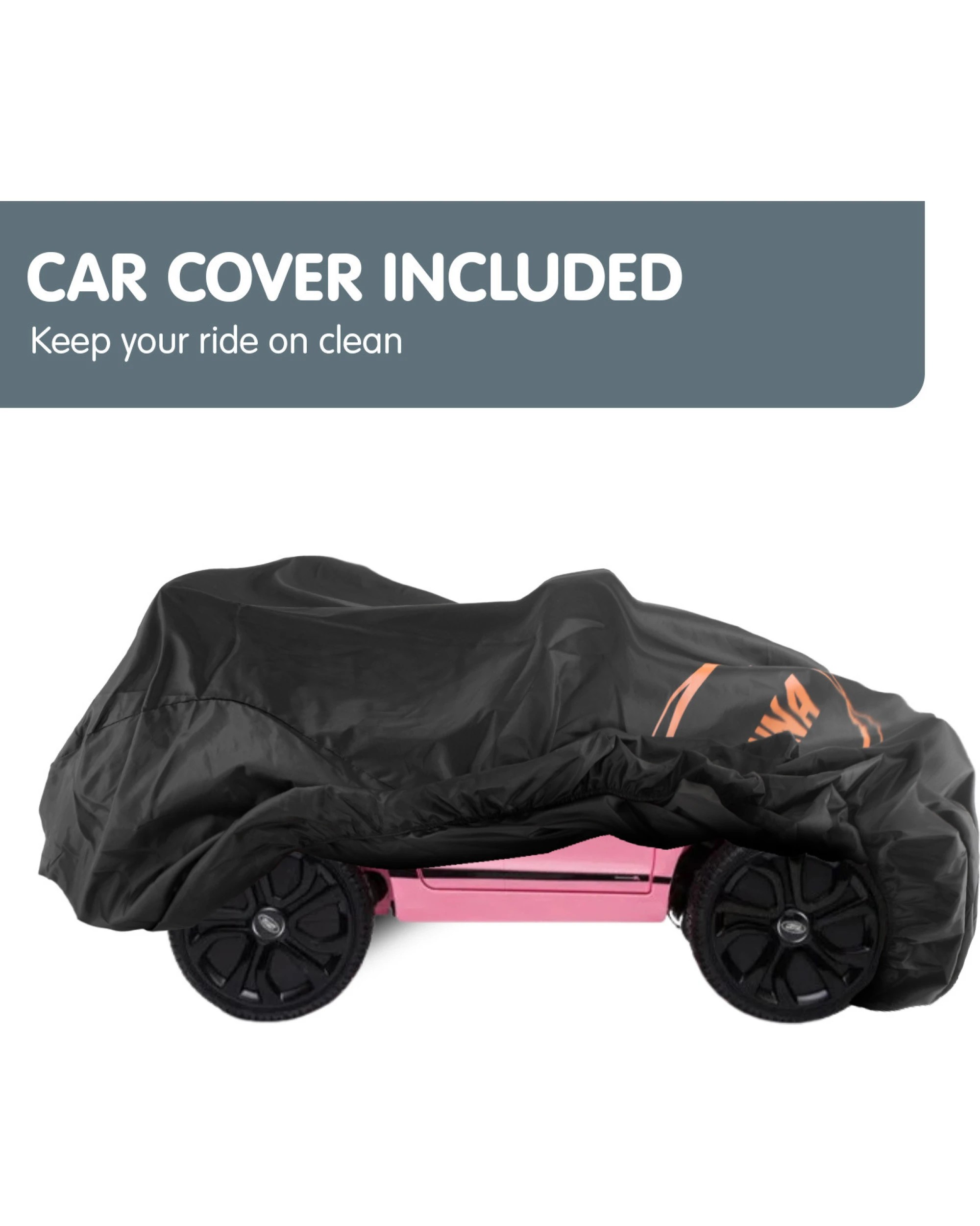 2 Kahuna Land Rover Licensed Kids Electric Ride On Car Remote Control - Pink, 2 of 10