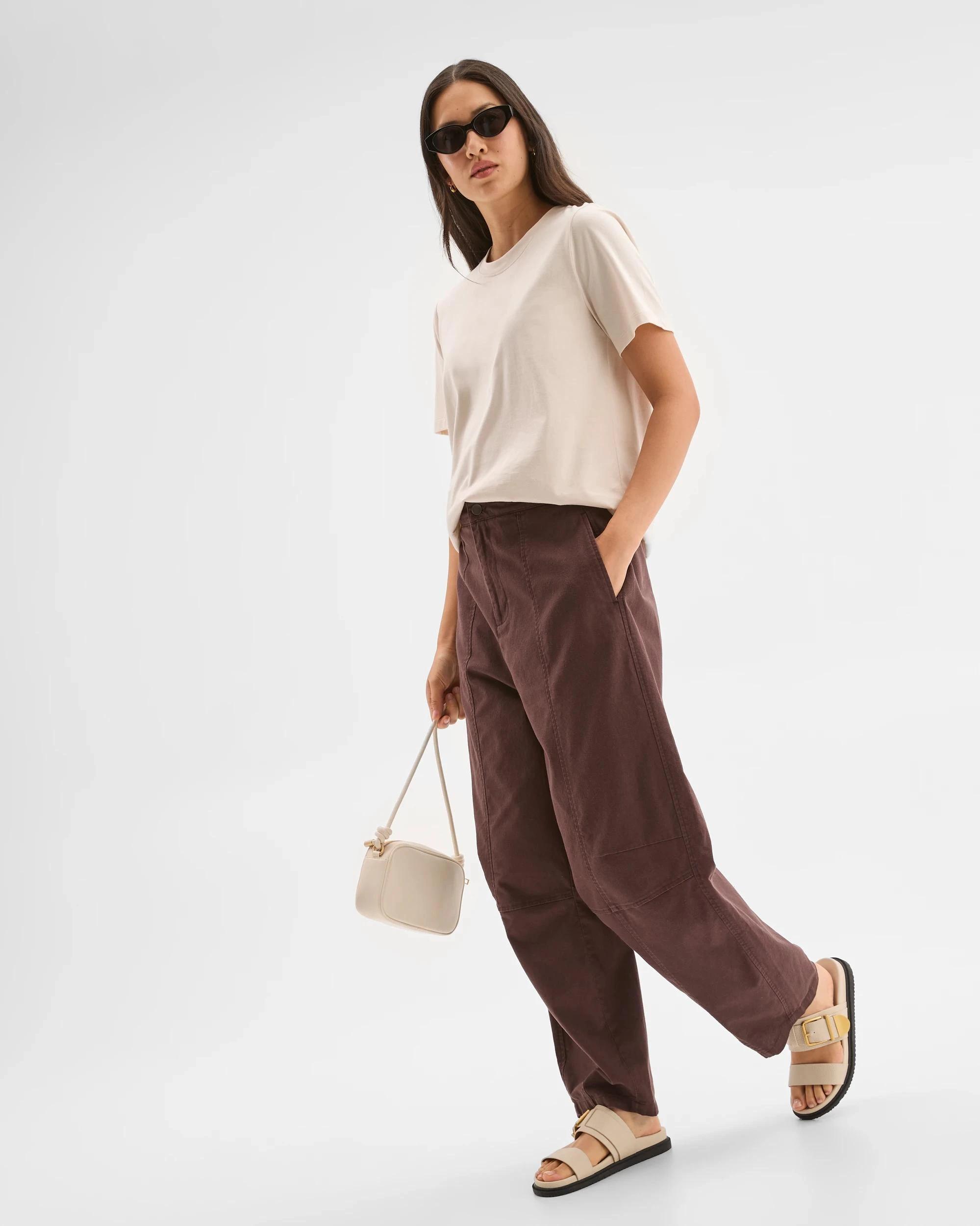 4 Target Australian Cotton Classic T-Shirt OATMEAL, 4 of 5