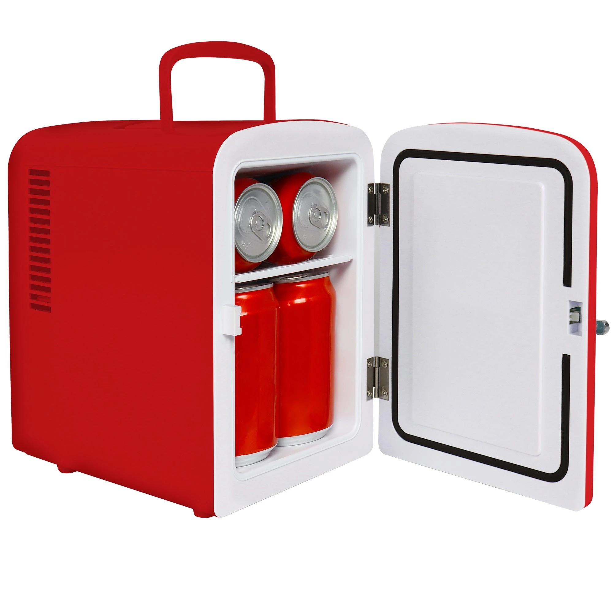 2 Koolatron 4L Red Retro Mini Fridge with Bluetooth Speaker - Red, 2 of 2