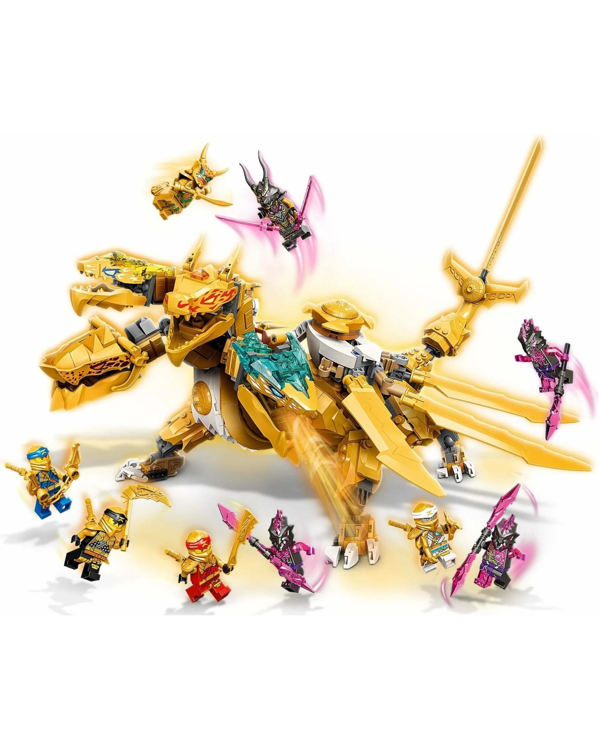 2 LEGO 71774 Lloyd's Golden Ultra Dragon NINJAGO Set, 2 of 5