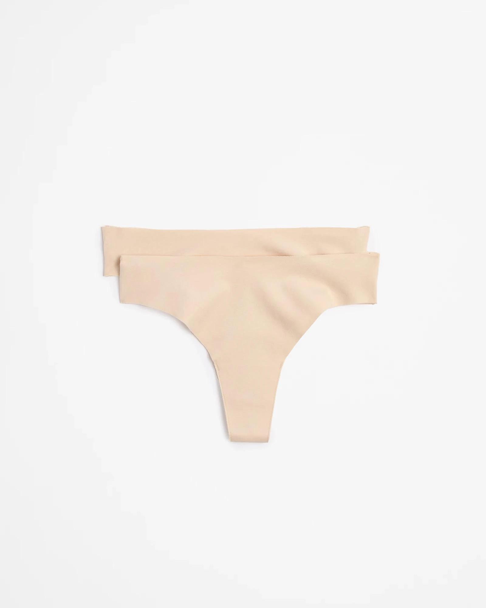 1 Target Woman 2 Pack No Show G-String Briefs SHIFTING SANDS, 1 of 3