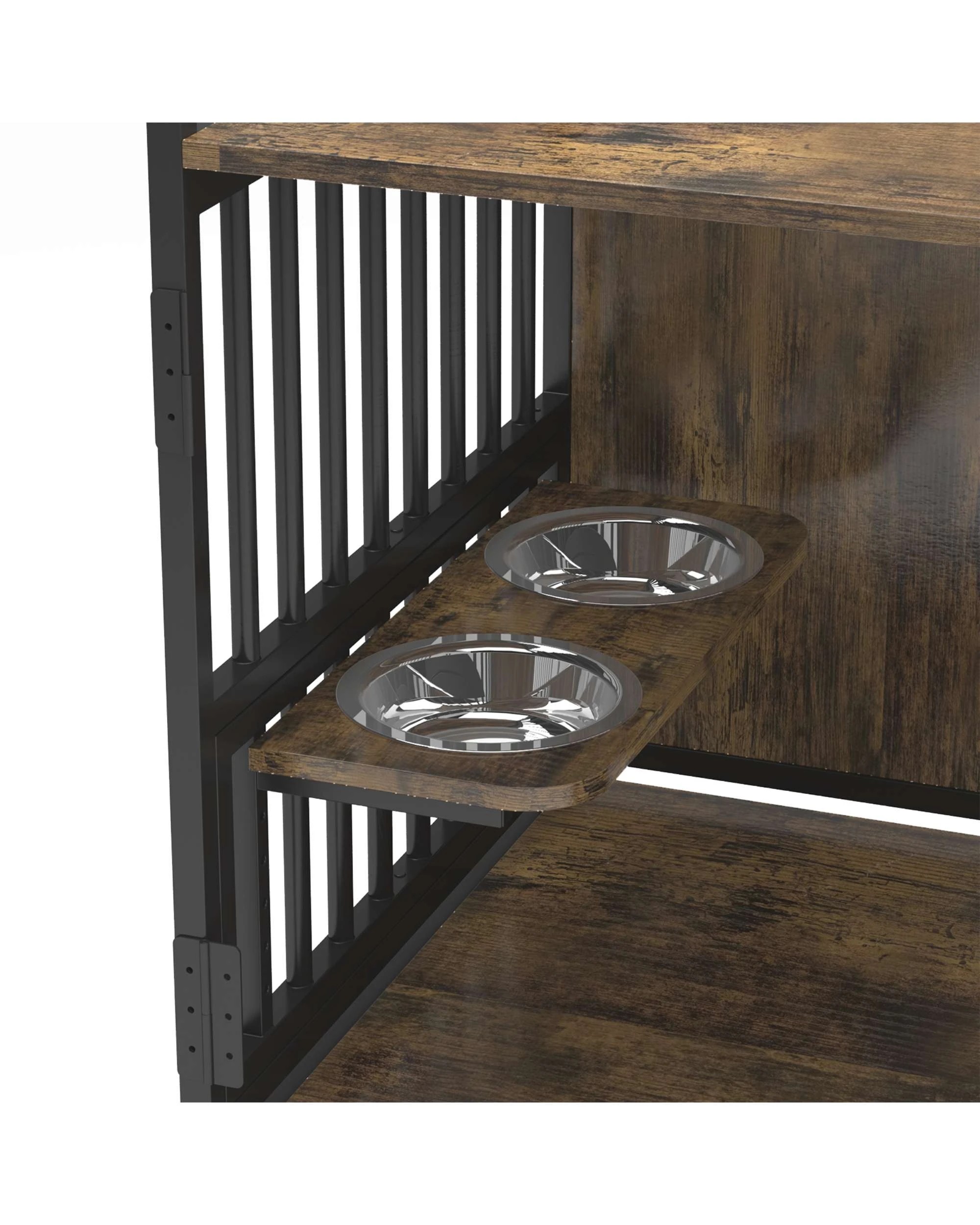 4 Advwin Dog Crate Furniture Heavy Duty Dog Cage Sturdy Dog Kennel, 4 of 9