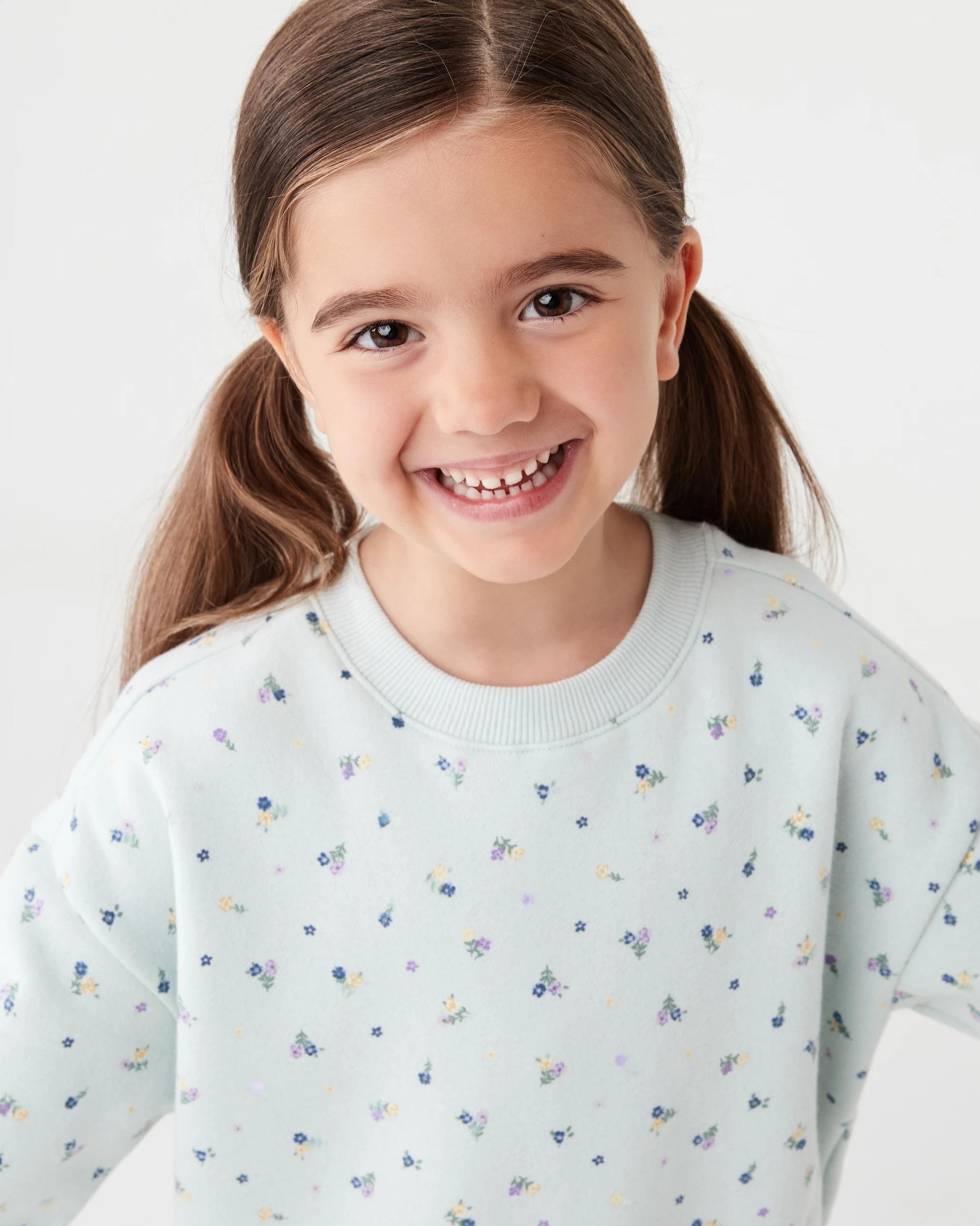 3 Oversized Crew Neck Top and Legging Set Blu Flrls, 3 of 7