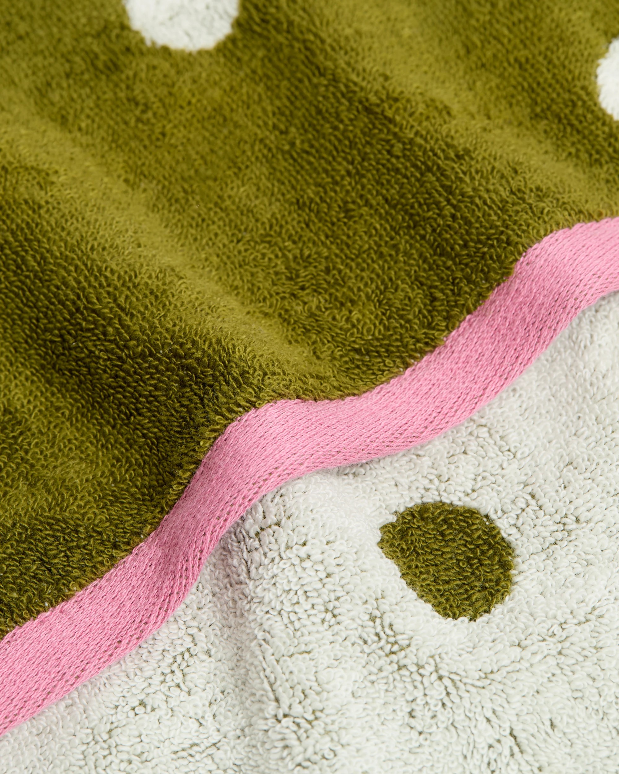 3 Target Senna Australian Cotton Polka Dot Bath Towel - Avocado - Green, 3 of 3