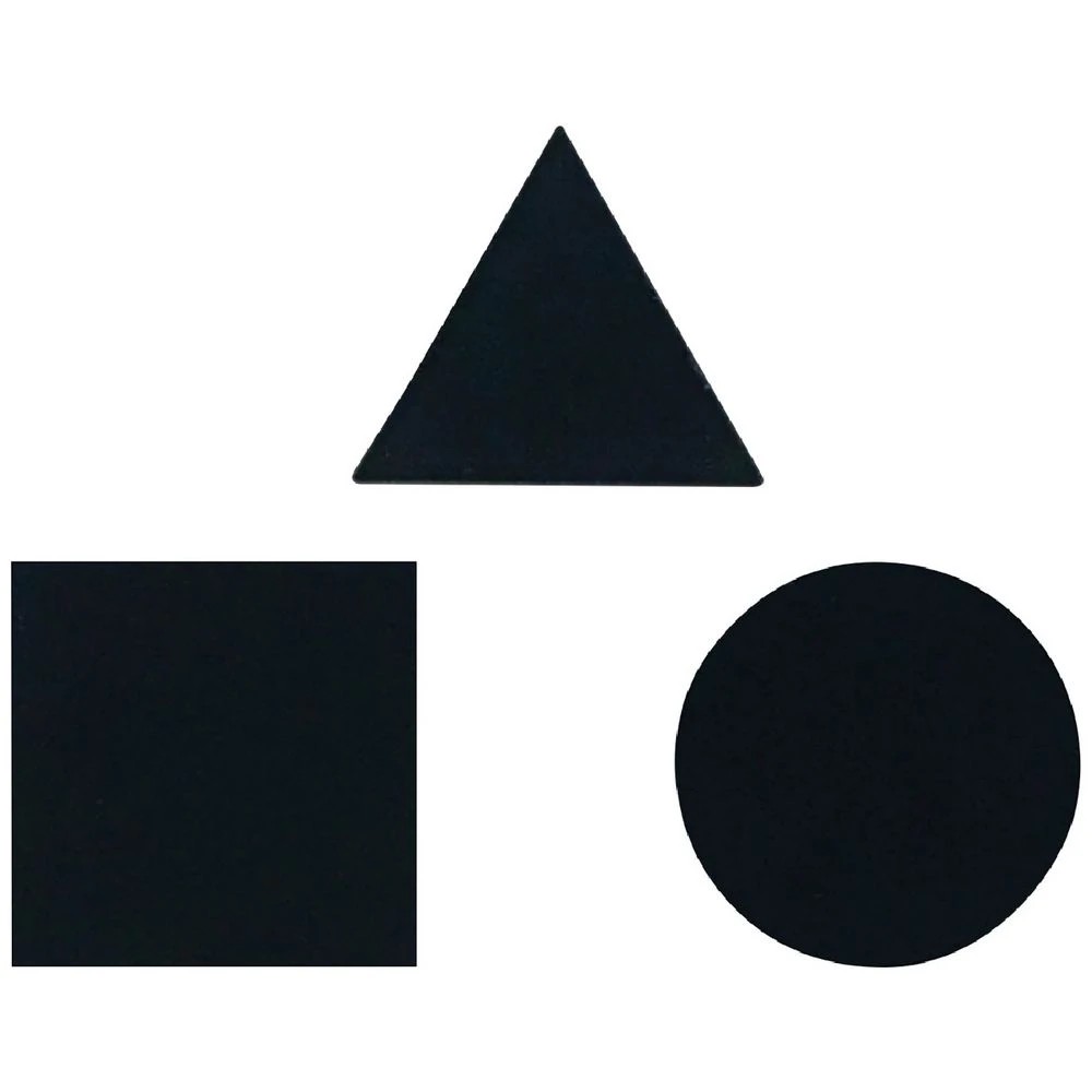 1 J.Burrows Magnetic Shapes 30 Pack Black, 1 of 1