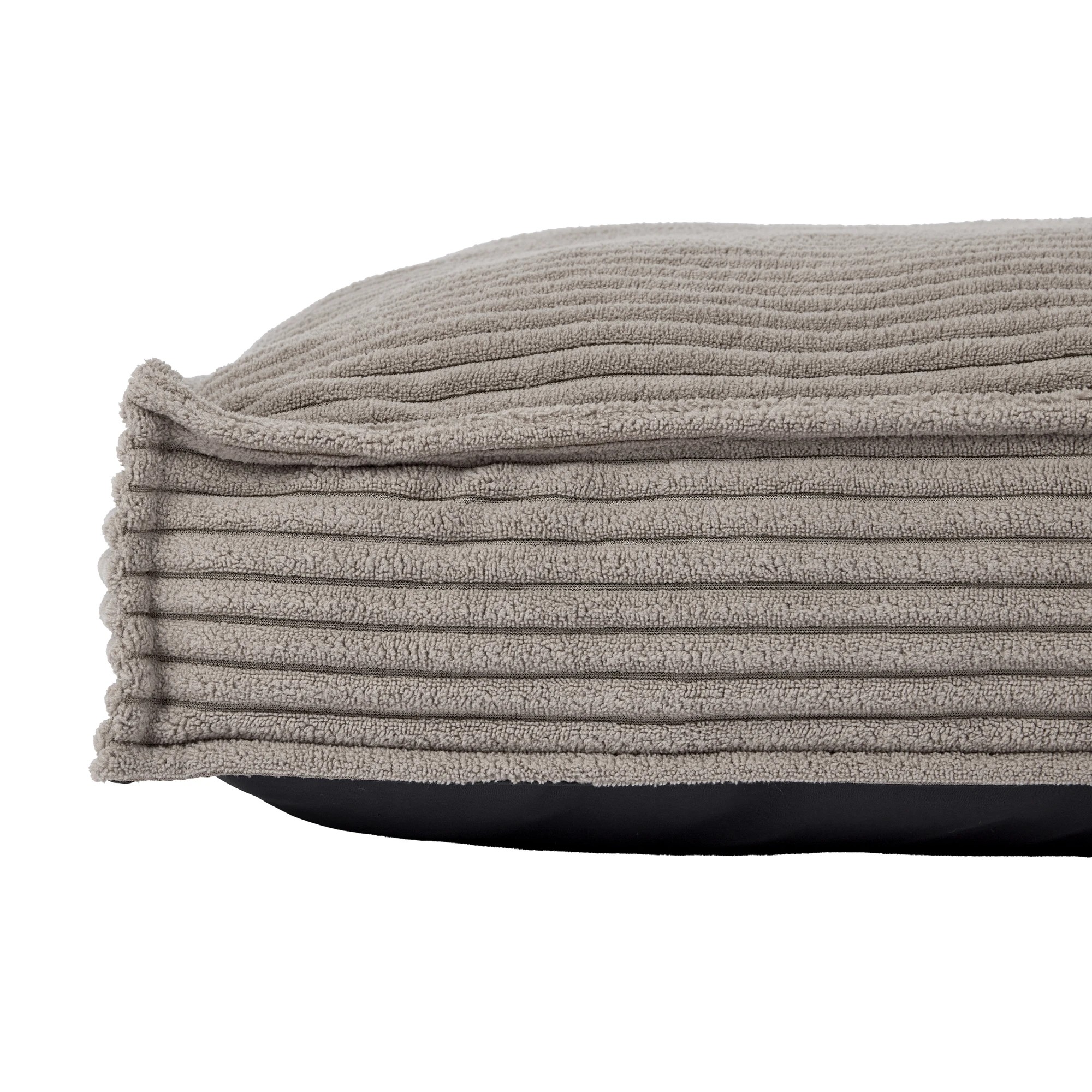 5 Pet Bed Rectangle Corduroy - Large, Brown, 5 of 7