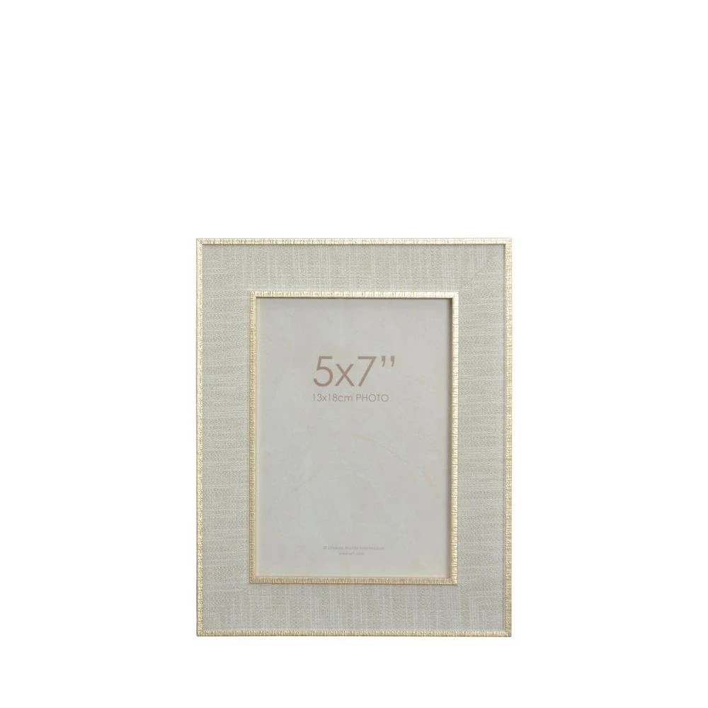 3 Nova 5x7" Frame White/Gold, 3 of 4
