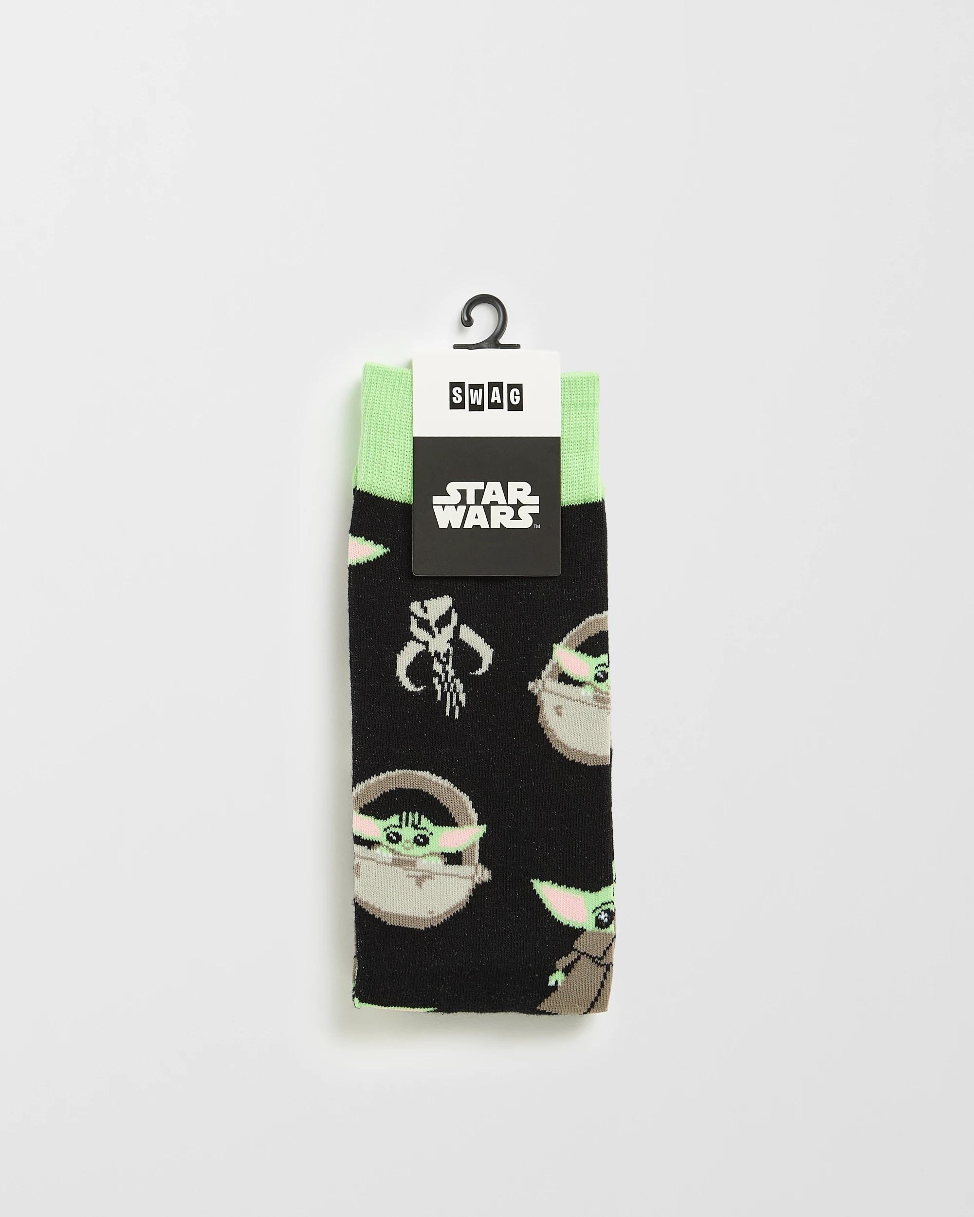3 Swag Star Wars Grogu Crew Socks GROGU, 3 of 3