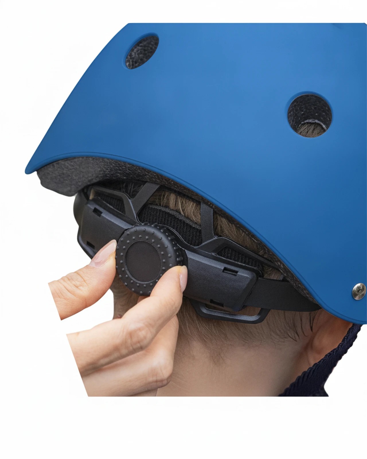 3 OutdoorMaster Kids Bike Helmet Adjustable Multi-Sport Skateboard Helmet with Removable Blue S - Blue, 3 of 5