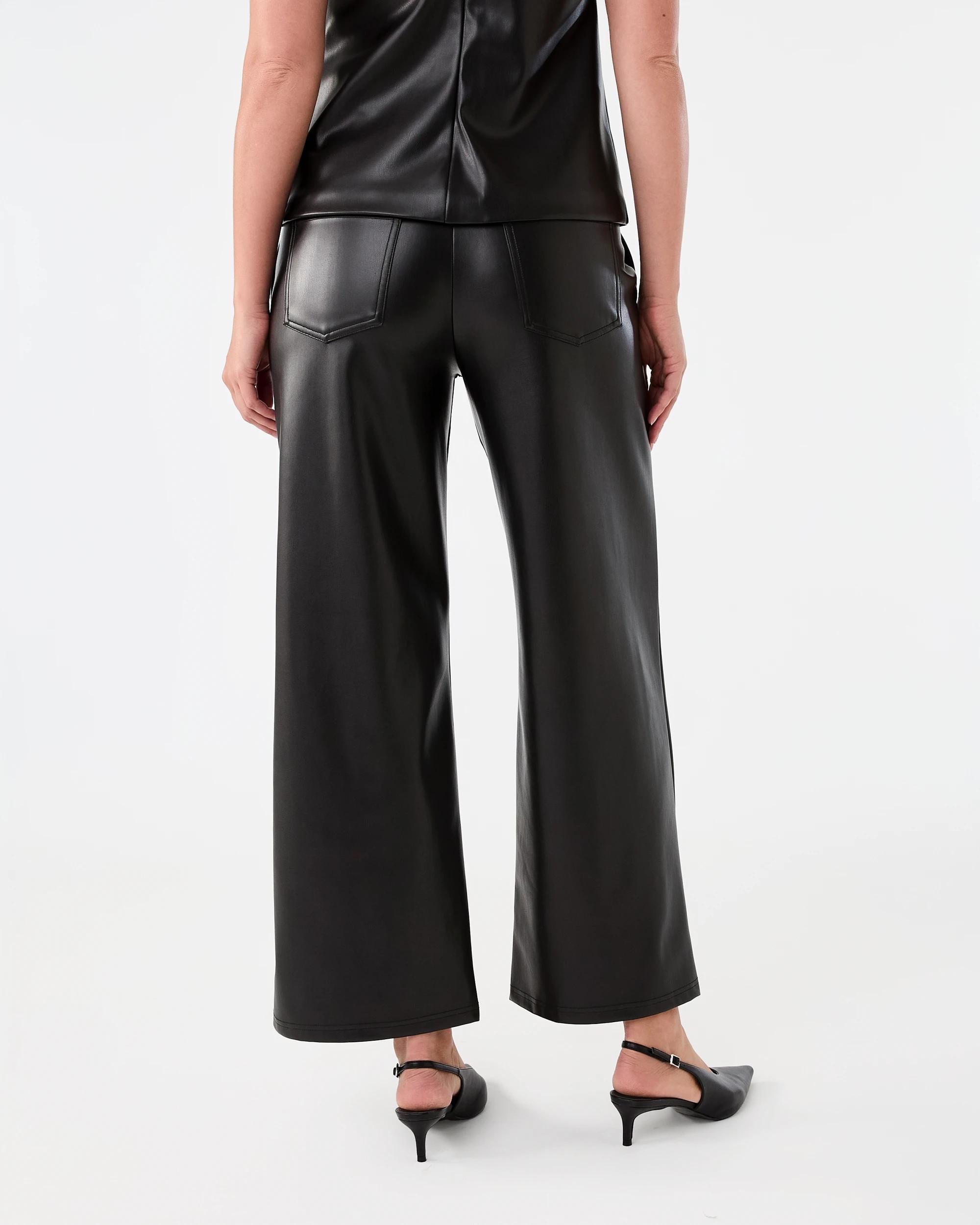 3 PU Pants Black, 3 of 7