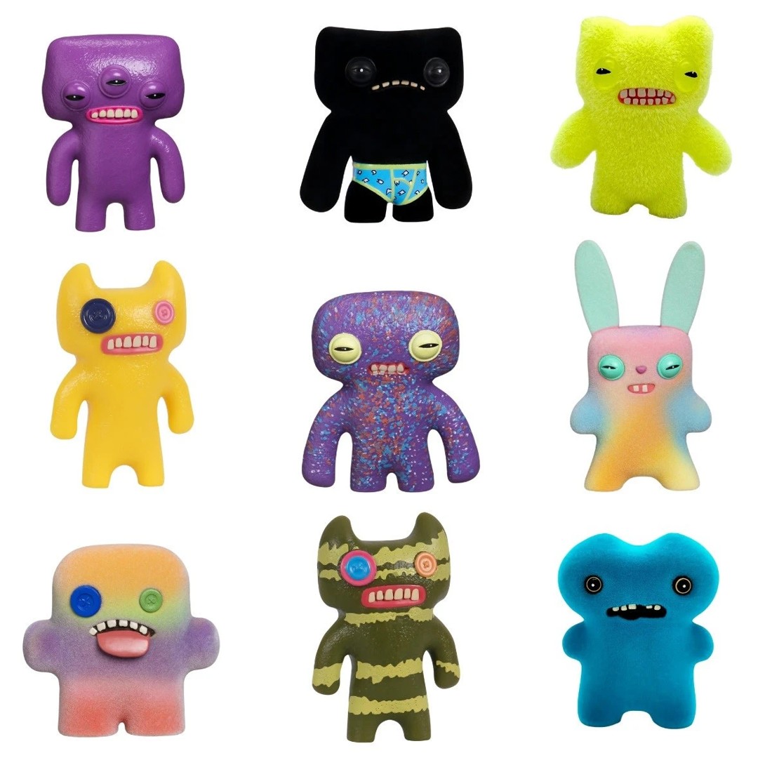 2 3 Pack Fuggler Funny Ugly Monster Collectible Figures - Assorted, 2 of 2