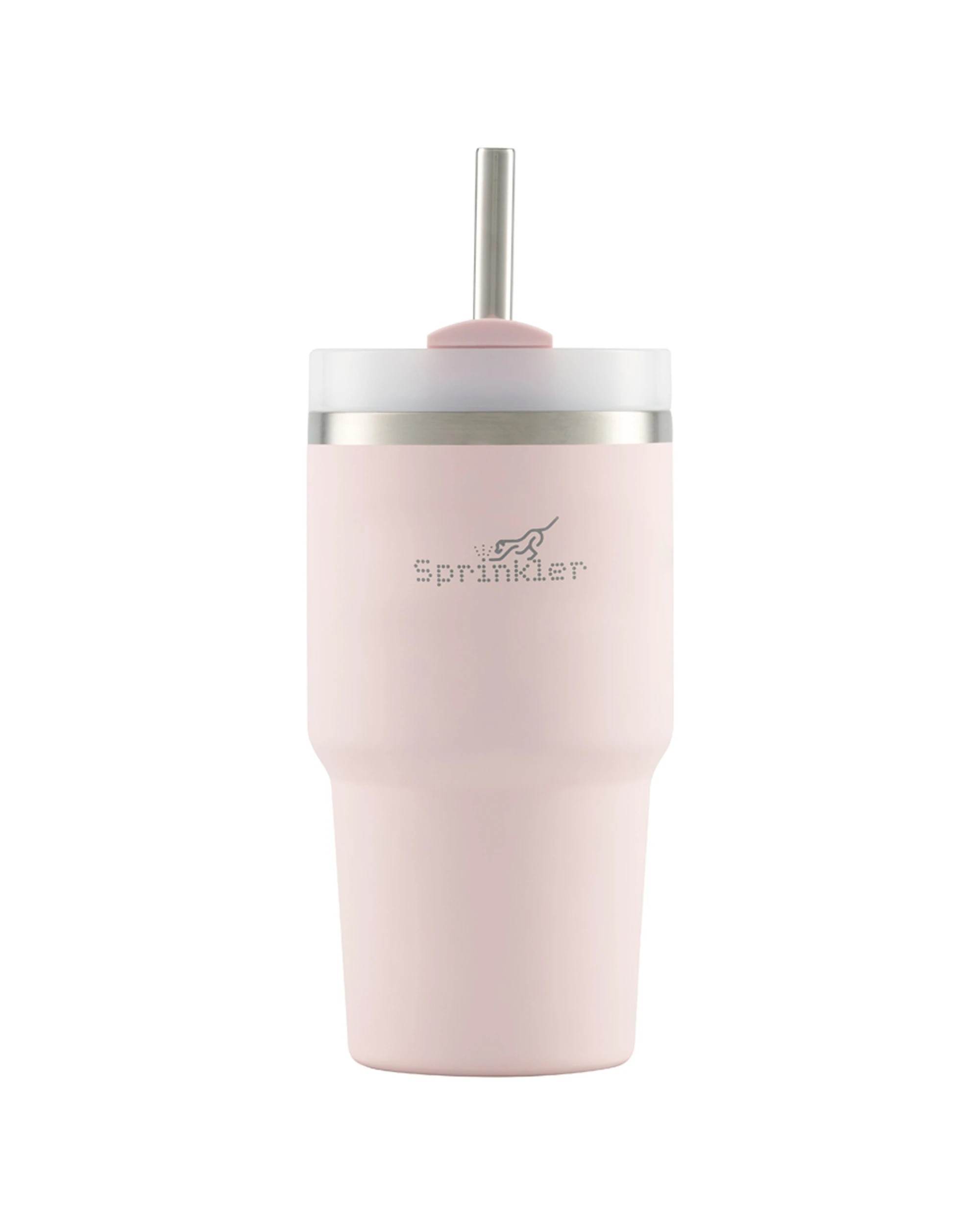 1 Sprinkler Coco Stainless Steel Smoothie Tumbler 550ml Leakproof - Pink, 1 of 1