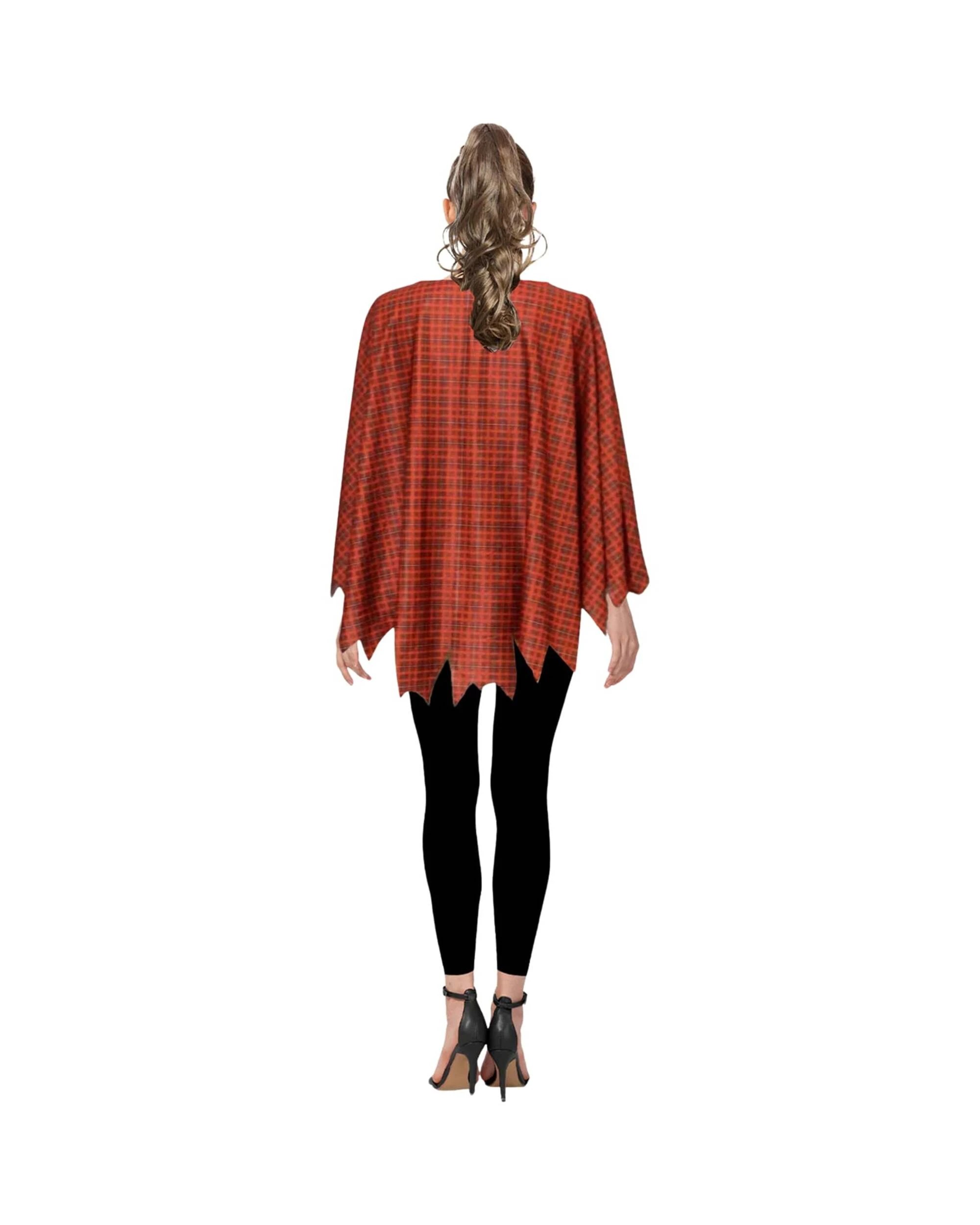 2 JD Party Adult Scarecrow Cape Poncho Costume - One Size - Brown, 2 of 3