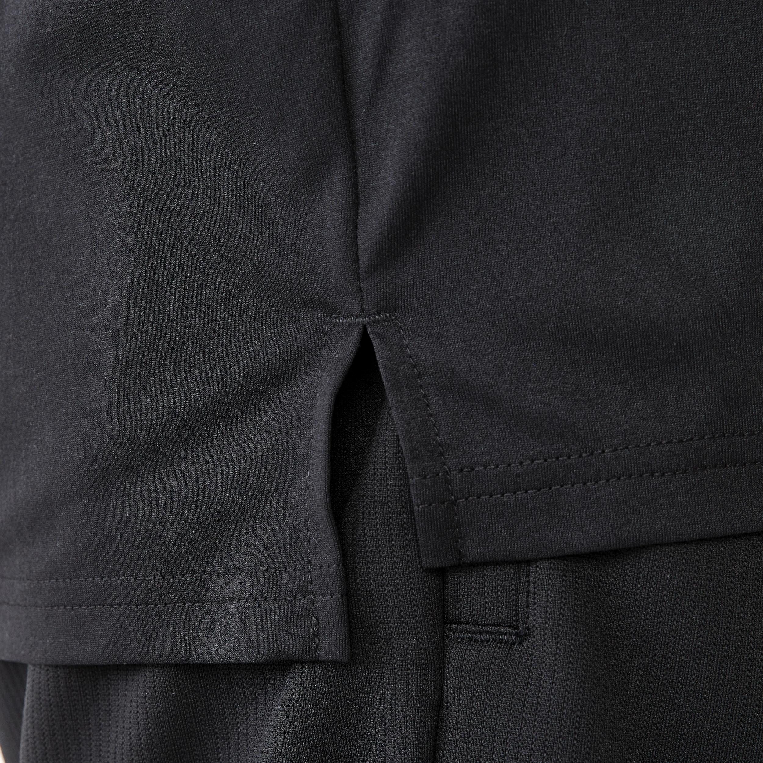 6 Active Mens Regular Training Polo Shirt BLACK, 6 of 6