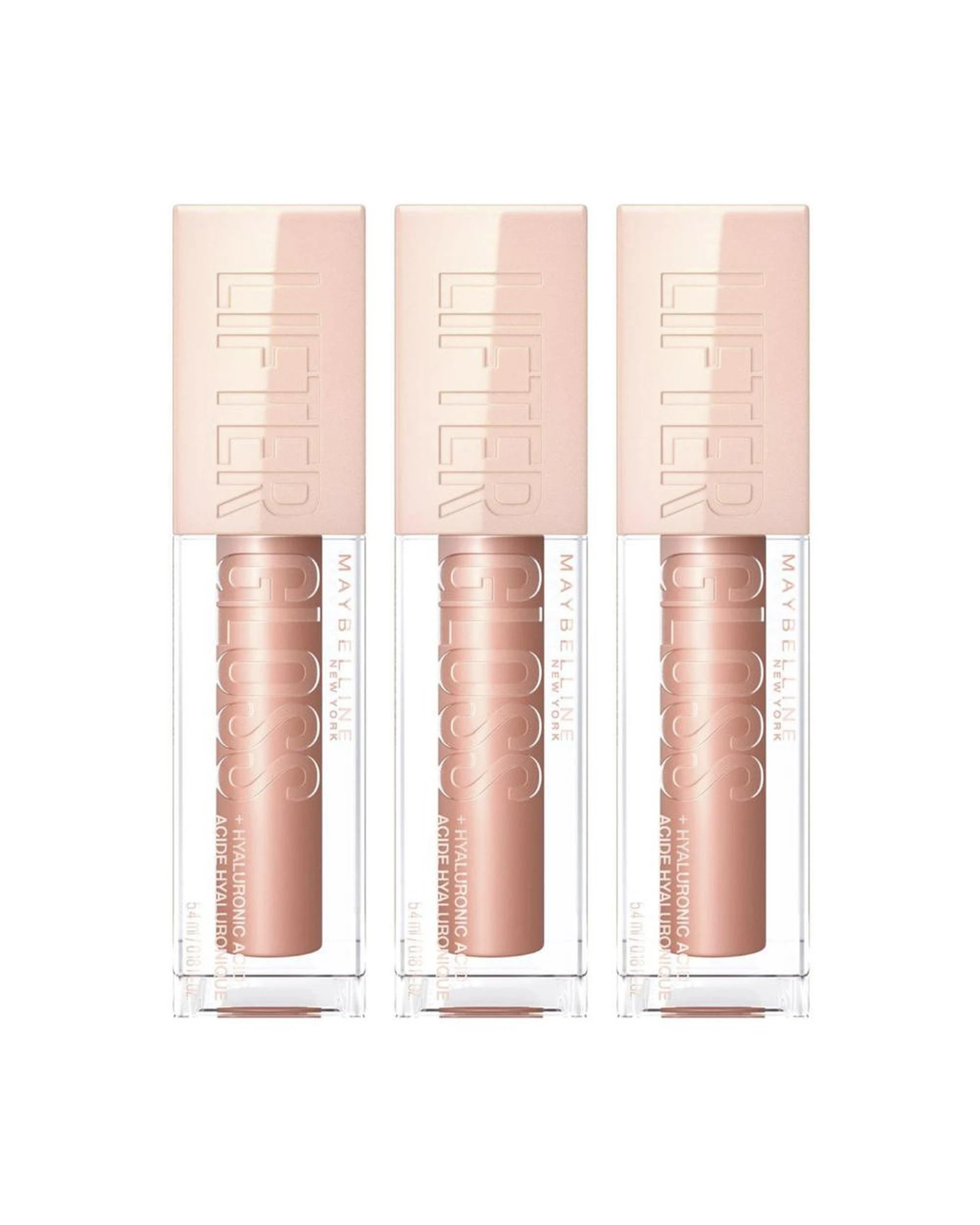 1 3 x Maybelline Lifter Gloss Hydrating Lip Gloss 5.4mL - 800 Stone - Beige, 1 of 7