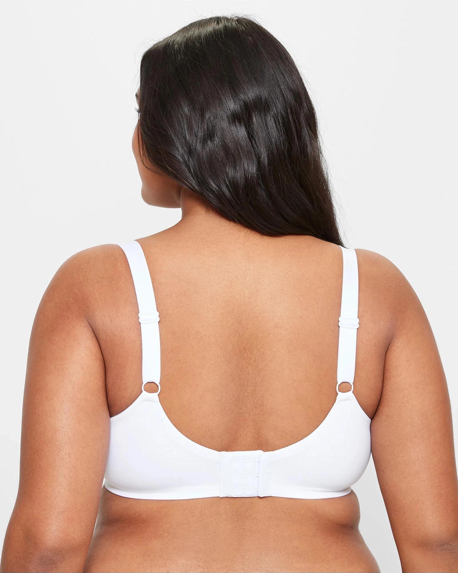 2 Target Womens Plus Size Embroidered and Lace Underwire Bra WHITE, 2 of 2