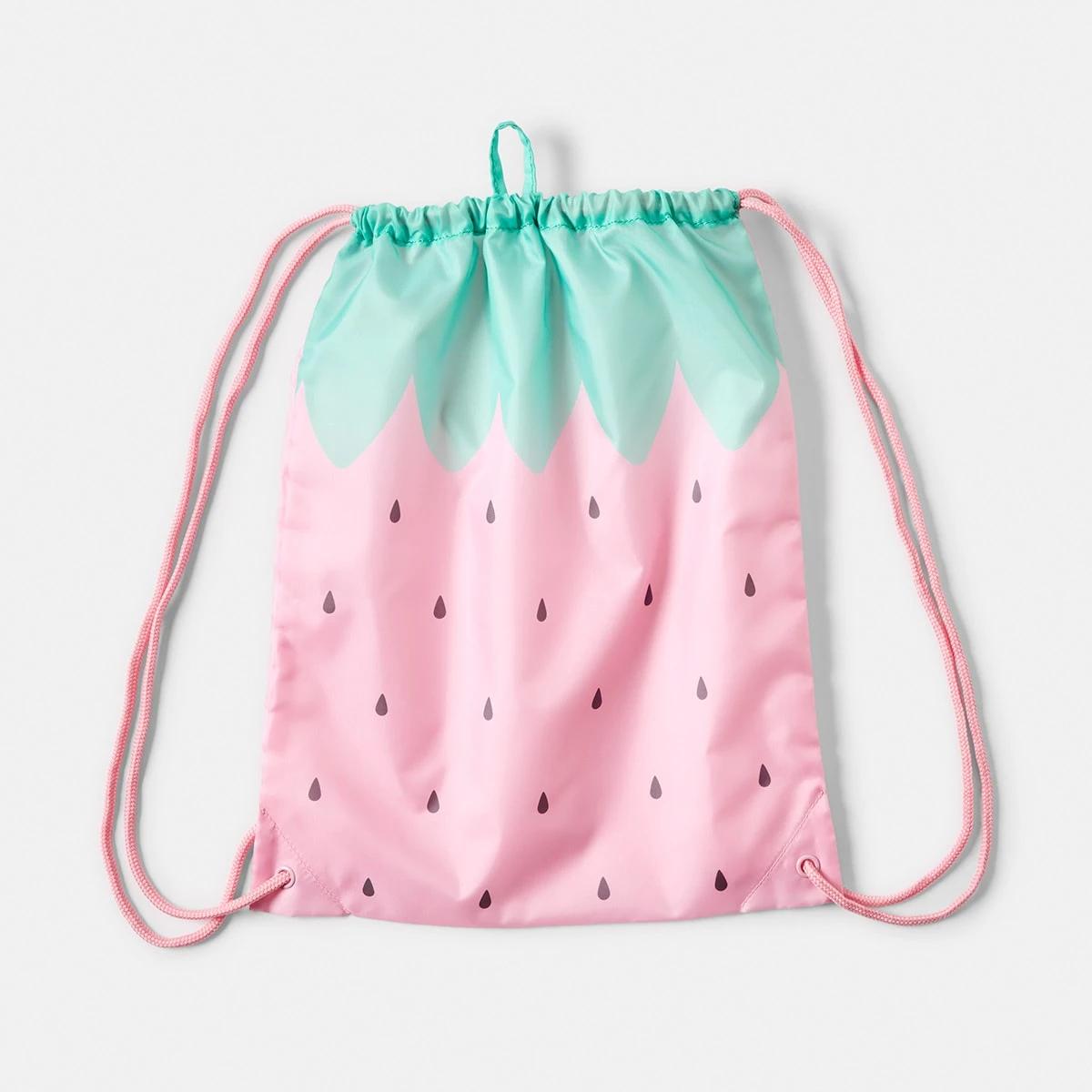 1 Drawstring Bag Strawberry, 1 of 4