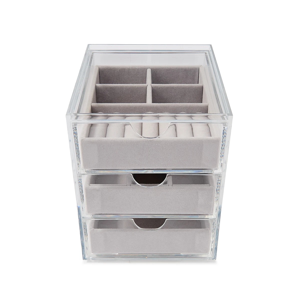 4 Modular Jewellery Box 3 Drawer, 4 of 8