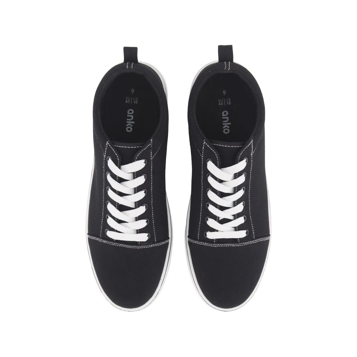 3 Casual Canvas Shoes Black, 3 of 5