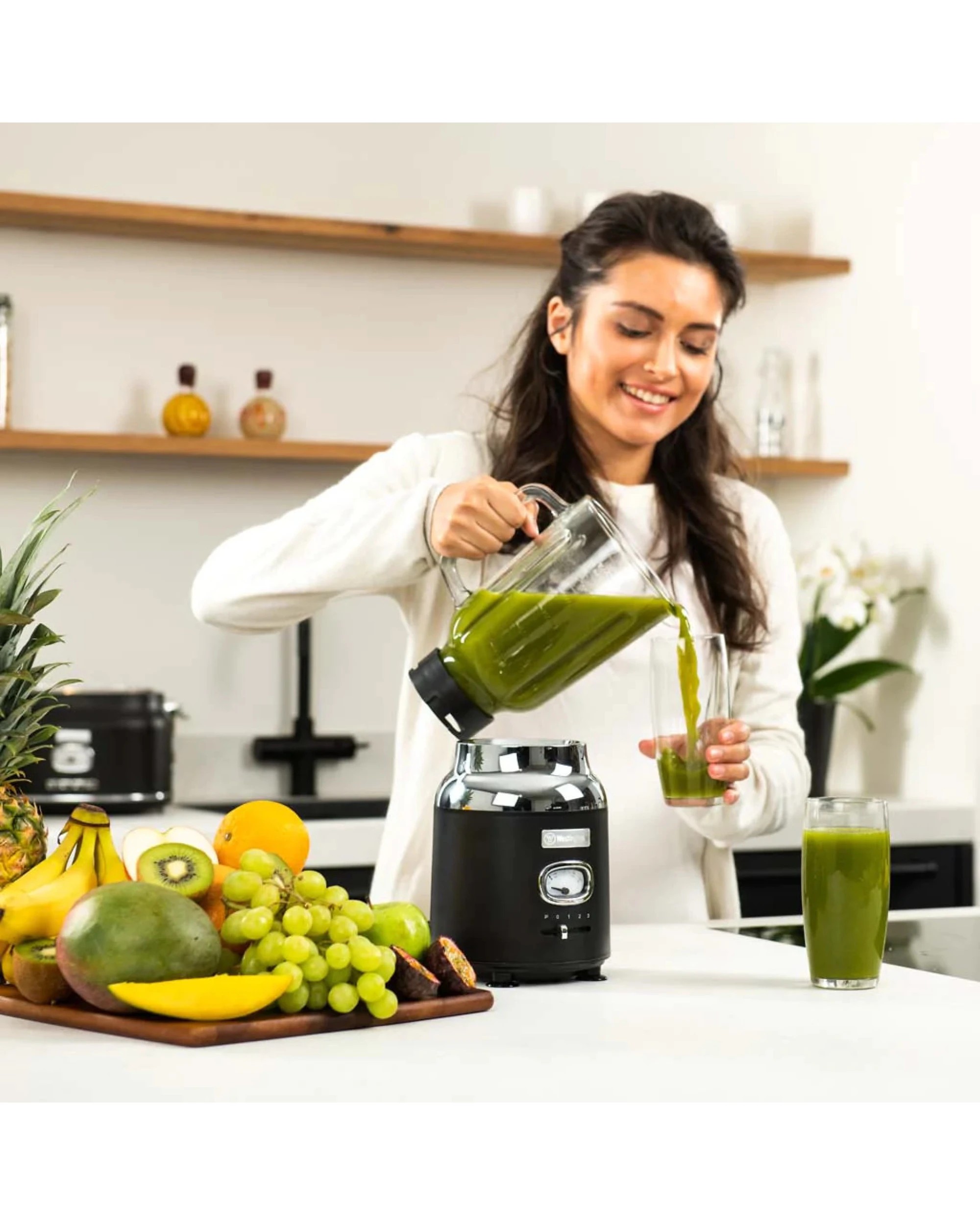 6 Westinghouse Retro Series 600W Countertop Blender with Smoothie Function, 6 of 6