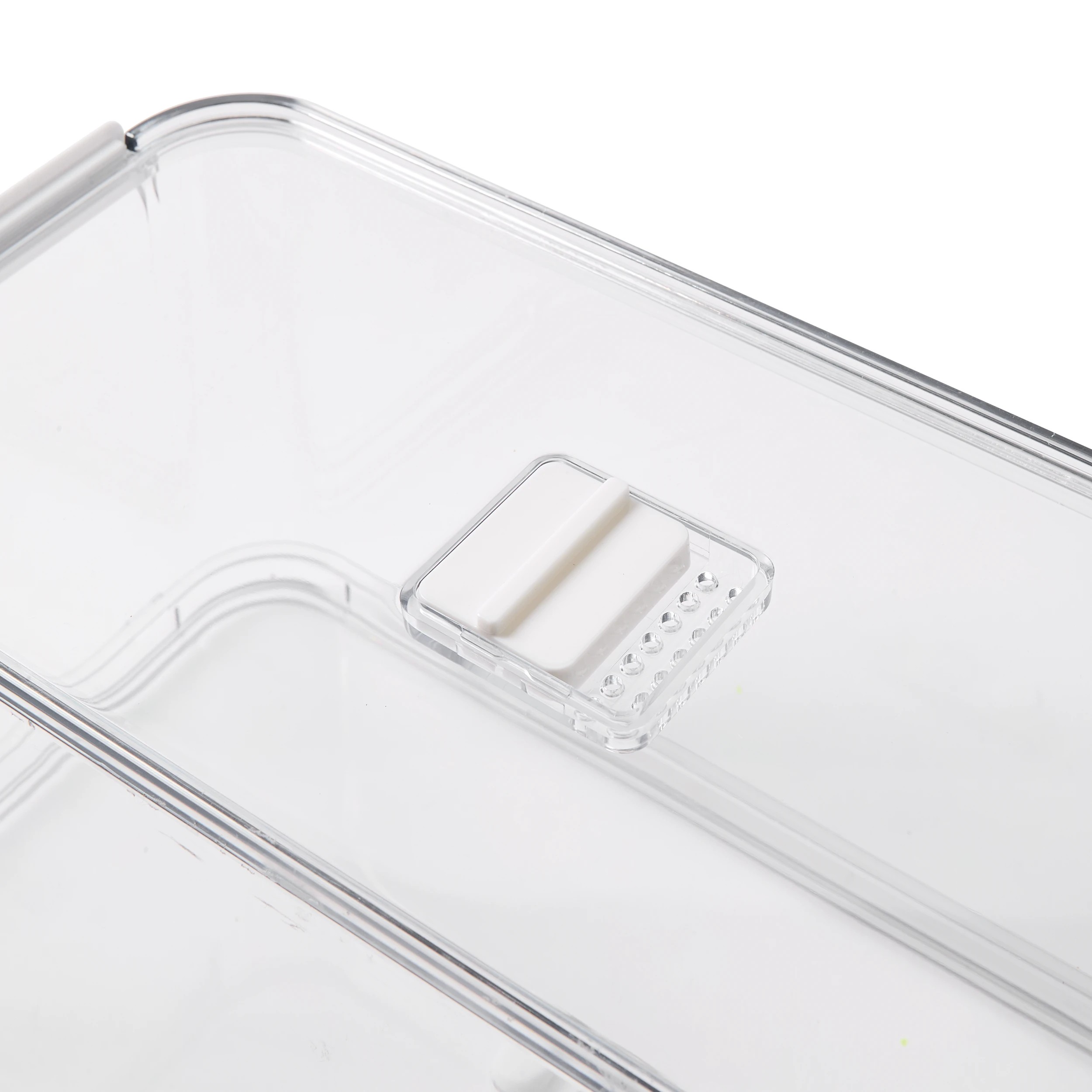 6 6L Fridge Storage - Clear and White, 6 of 8