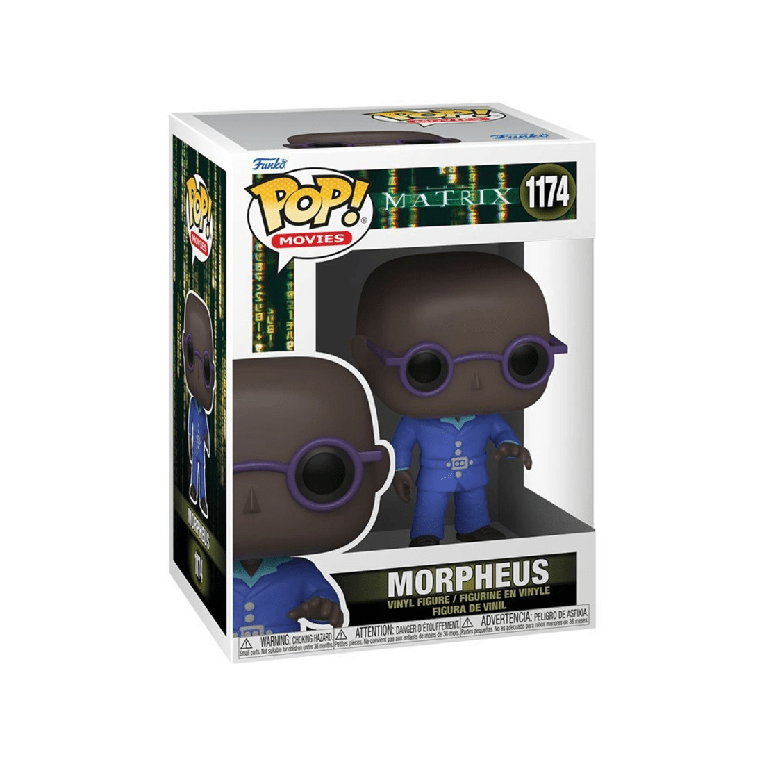 3 Pop Vinyl Figurine The Matrix Resurrections - Morpheus 10cm Collectible - Multi, 3 of 3
