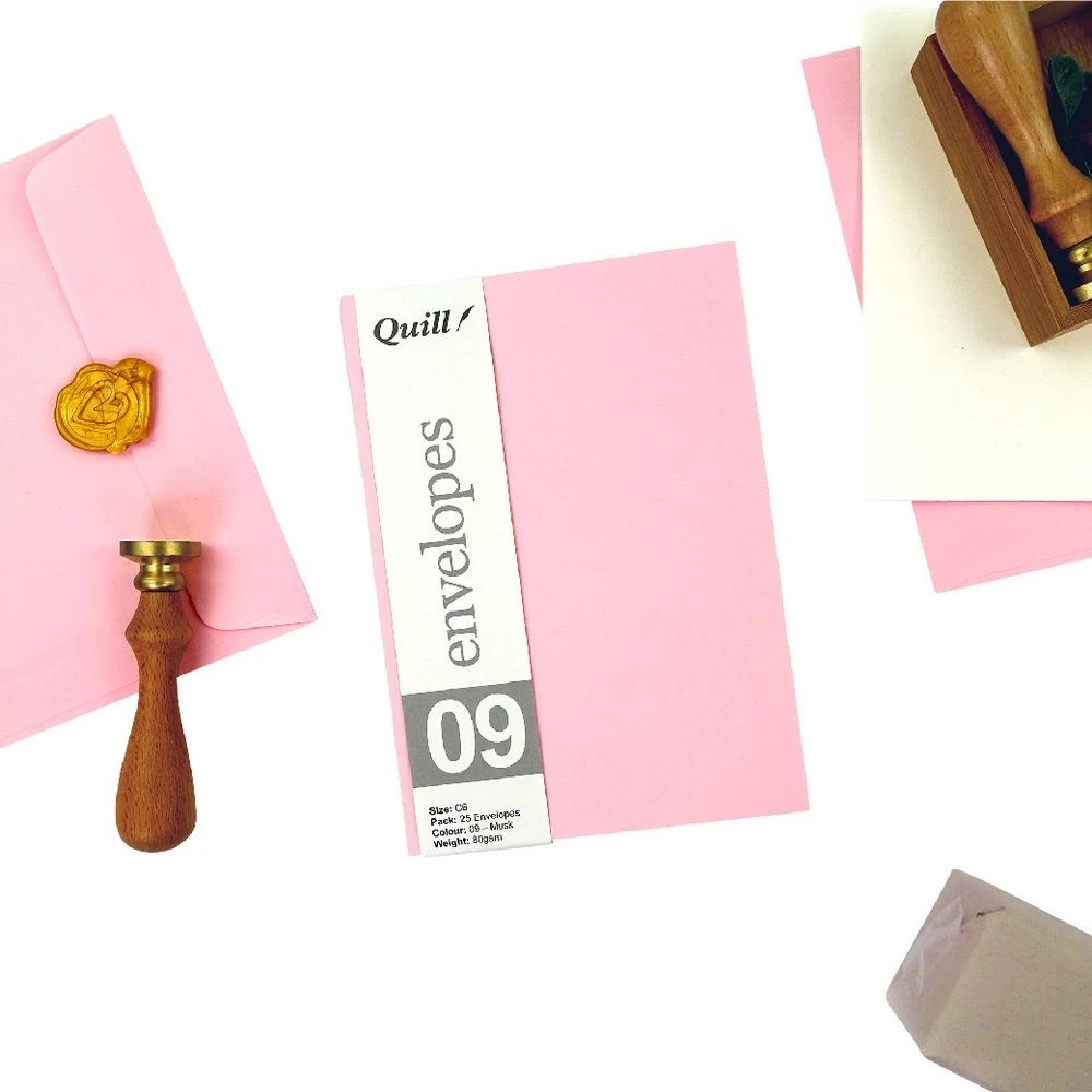 5 Quill C6 Envelopes Musk 25 Pack, 5 of 6
