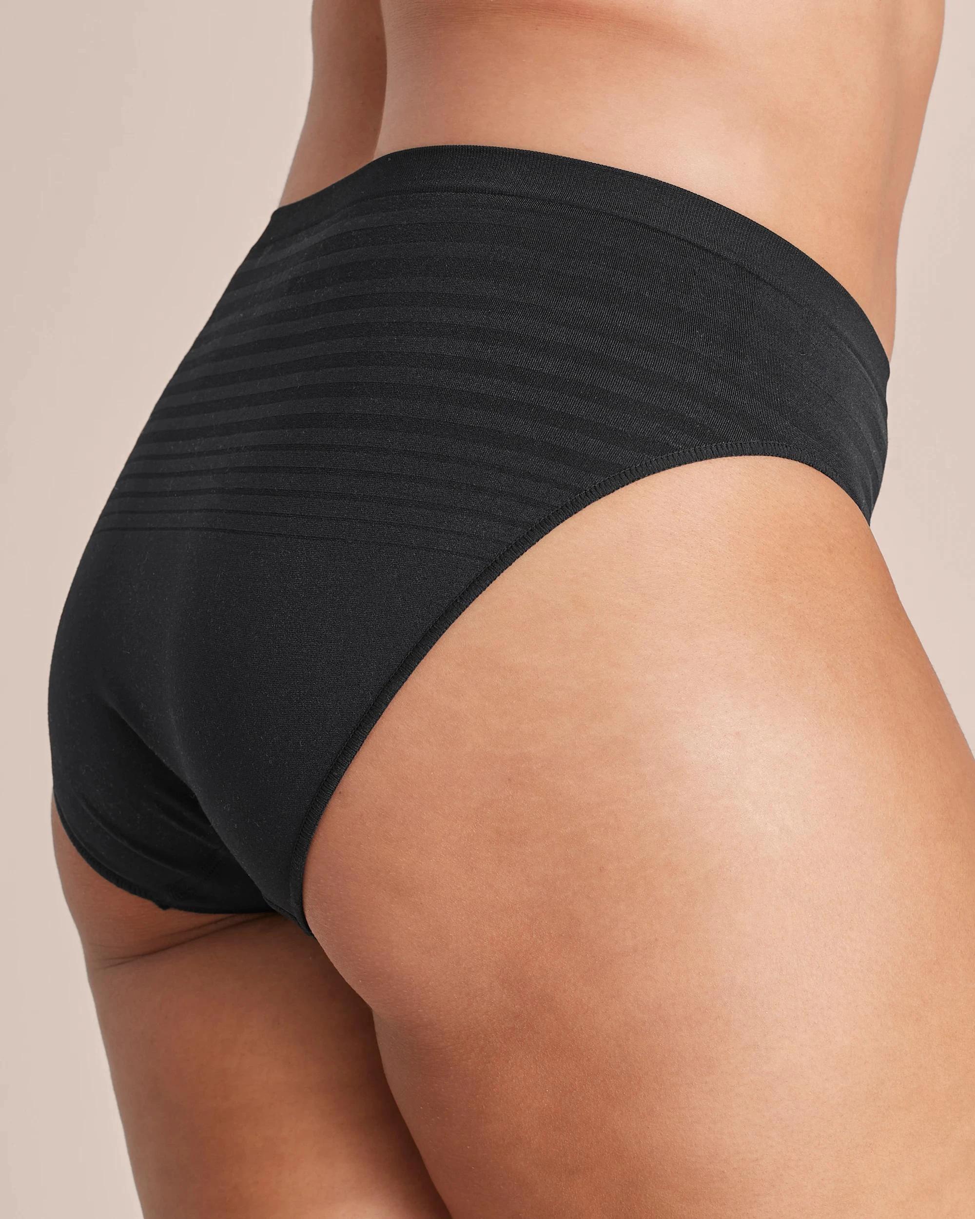 10 Target Fuller Figure 2 Pack Seamfree High Cut Briefs; Style: Lhc29837 BLACK, 10 of 10