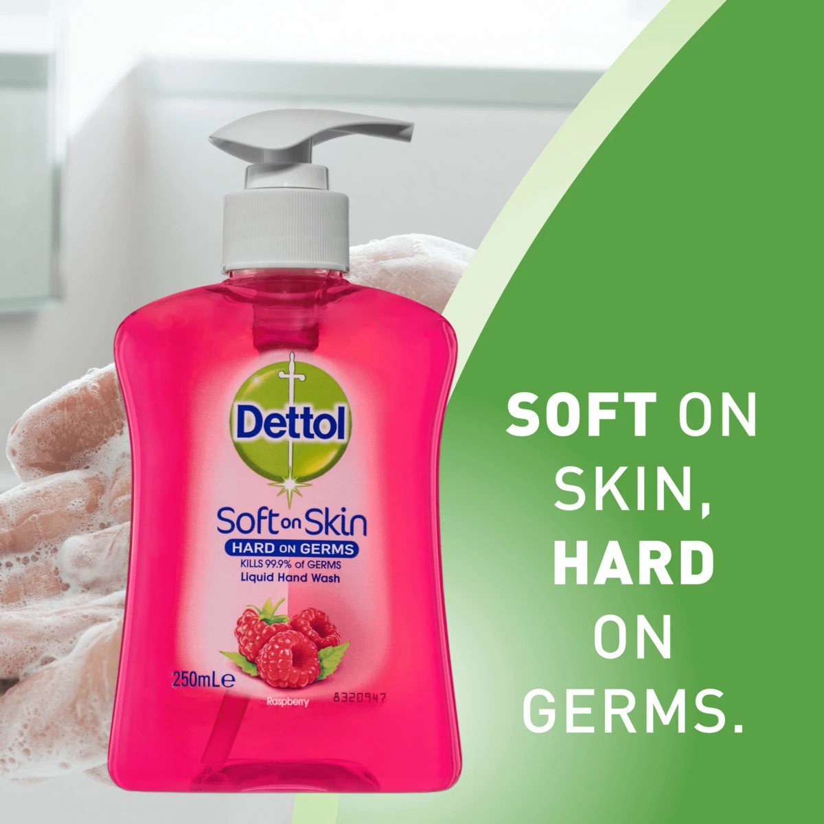 3 Dettol Liquid Hand Wash 250ml - Raspberry Fragrance, 3 of 5