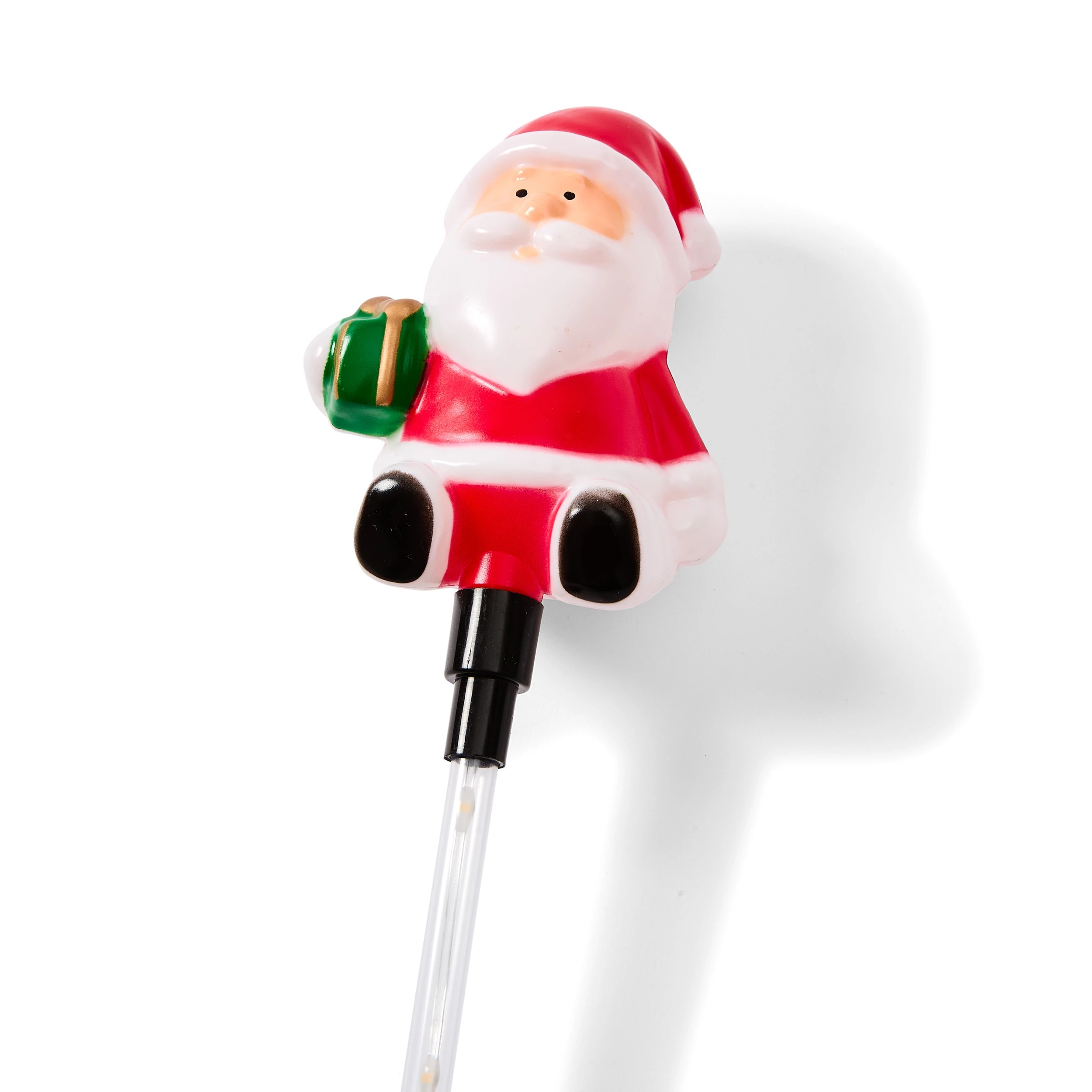 5 4 Pack Solar Powered LED Light Up Multifunction Santa Stakes, 5 of 8
