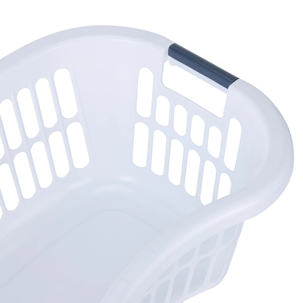 3 Hip Hugger Laundry Basket - White, 3 of 7