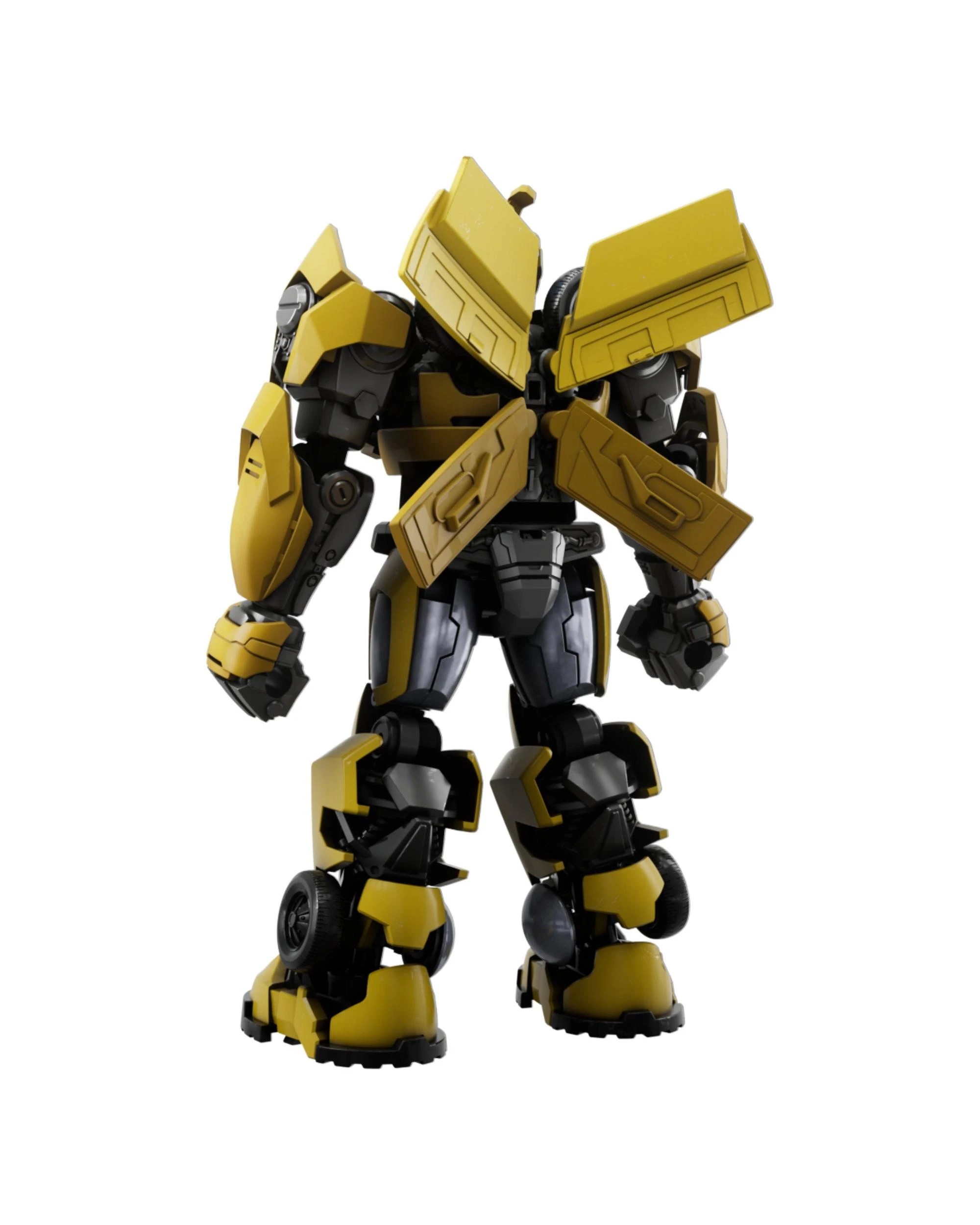 3 Blokees Transformers Classic Class 02 Bumblebee Model Kit, 3 of 9