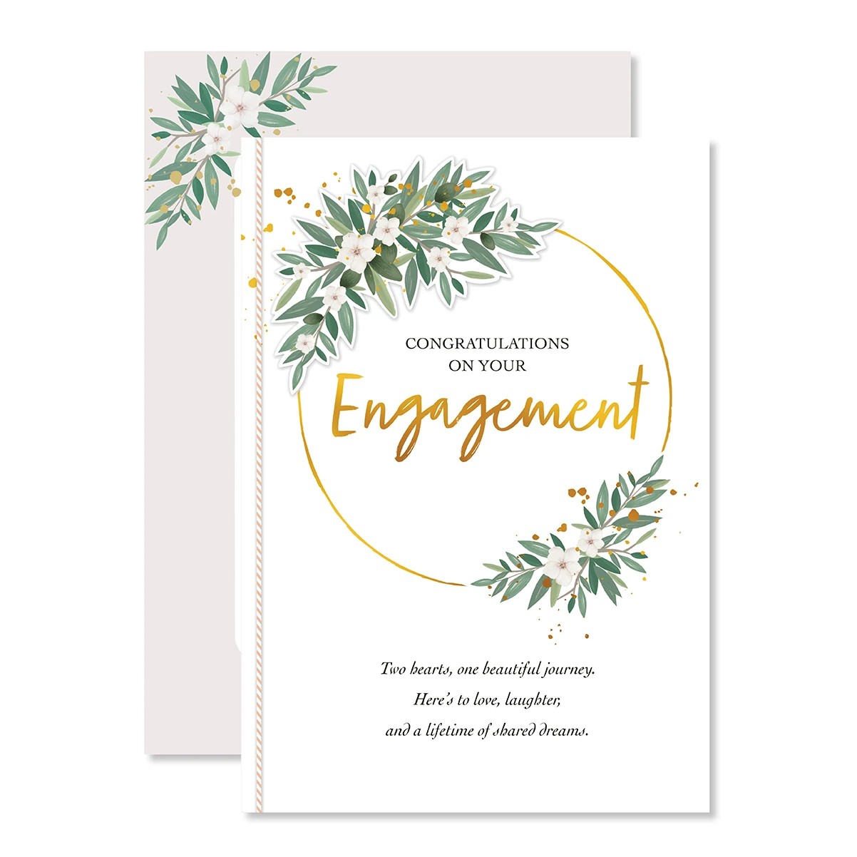 1 Hallmark Engagement Card - Floral, 1 of 3
