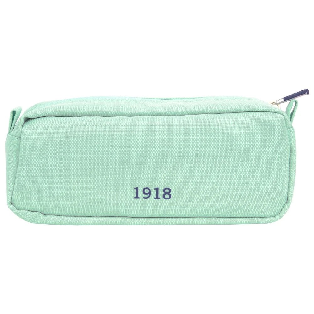 3 Milan Double Zip Pencil Case Mint, 3 of 3