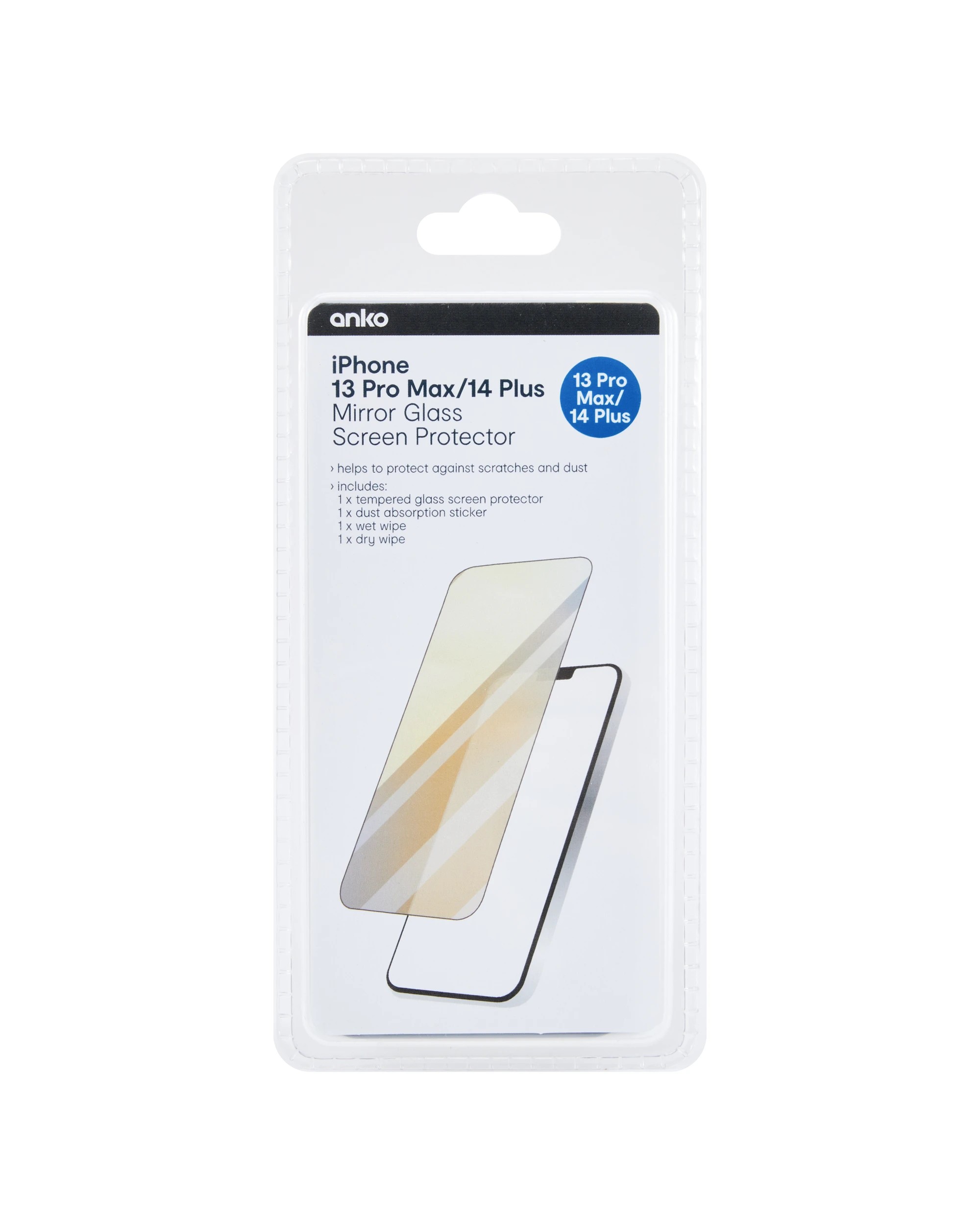 1 iPhone 13 Pro Max /14 Plus Mirror Glass Screen Protector, 1 of 2