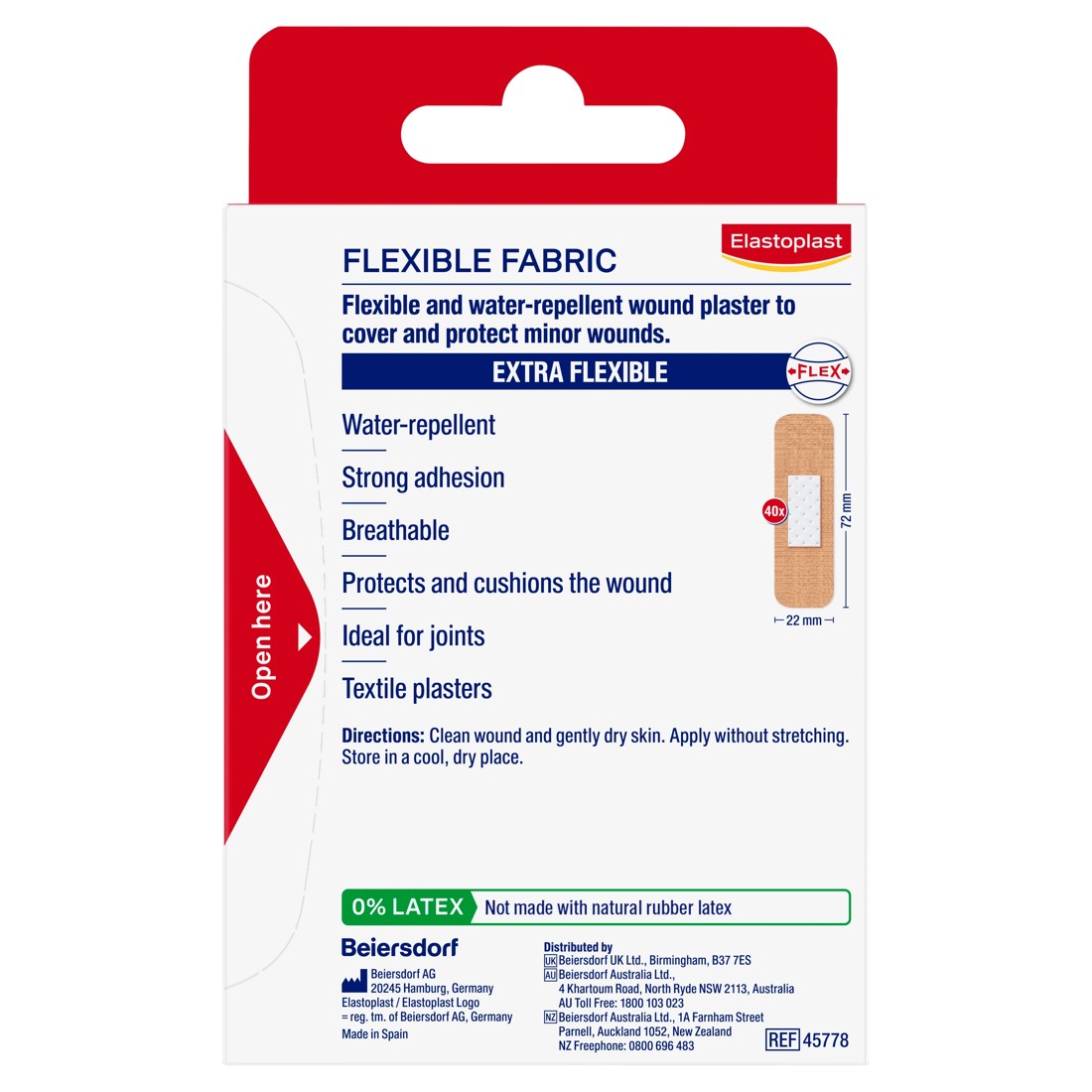2 40 Pack Elastoplast Flexible Fabric Plasters, 2 of 10