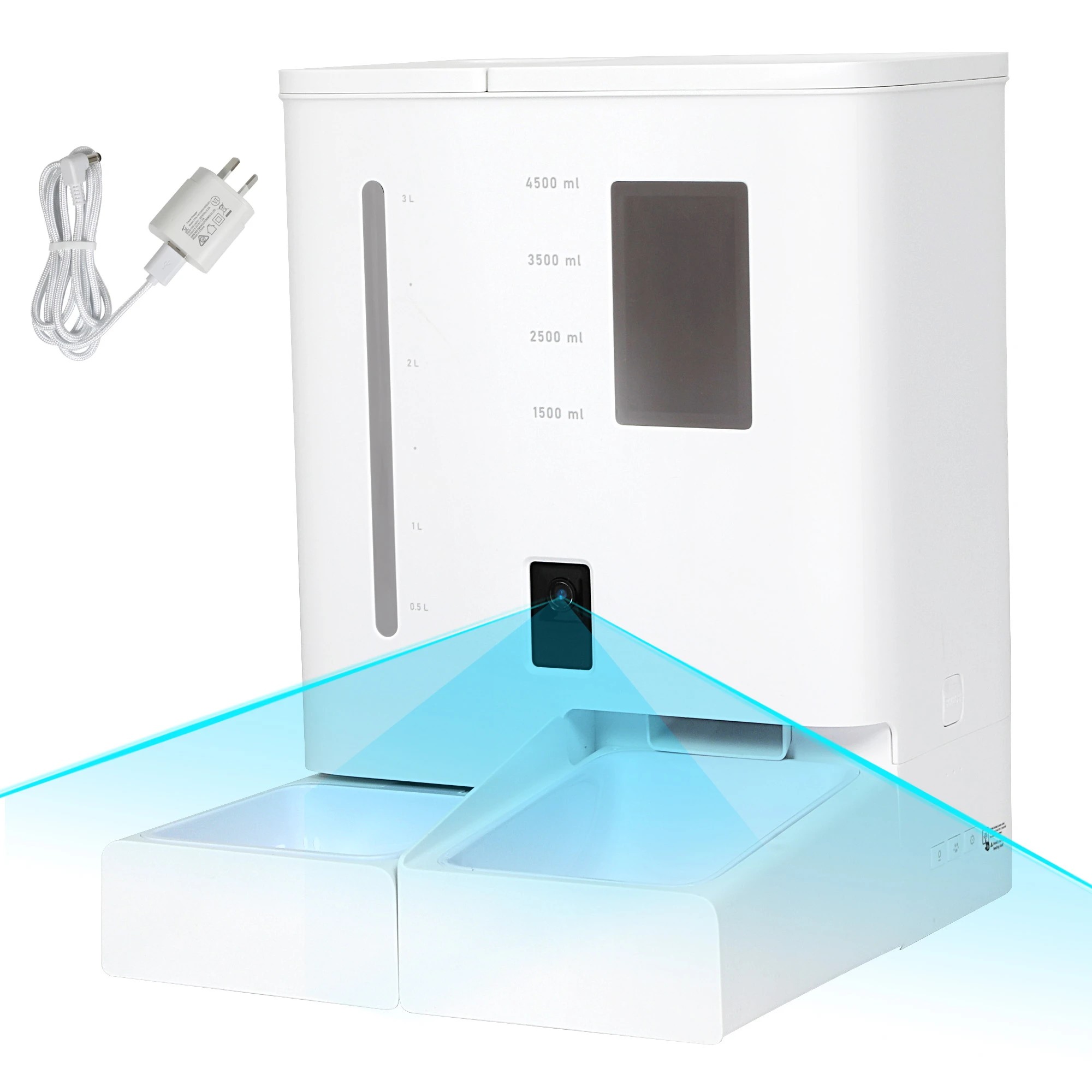 1 Pawz 2-in-1 Automatic Pet Feeder & Water Dispenser With Camera, 1 of 7