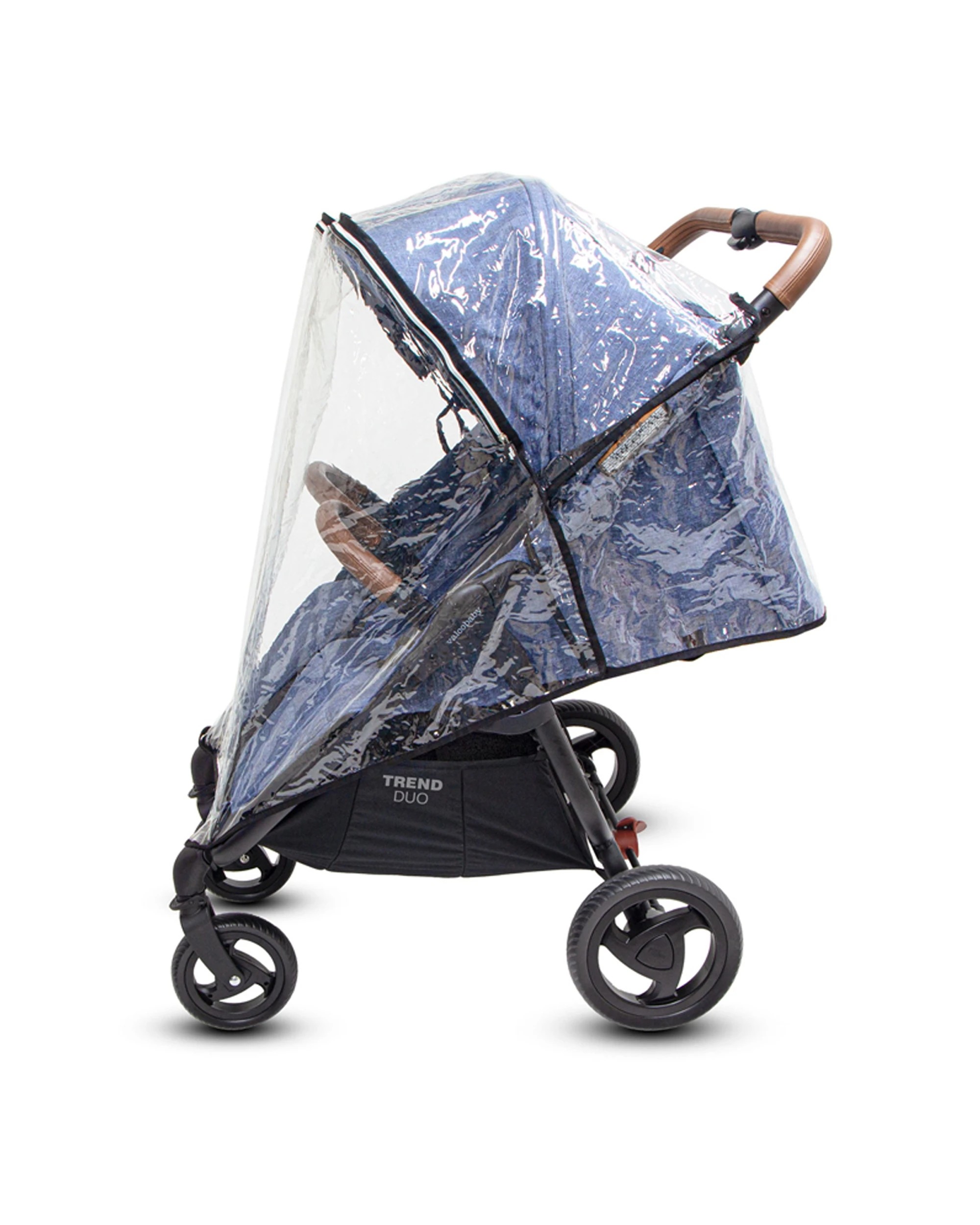 6 ValcoBaby Stroller Pram Wind Rain Cover PVC Zip For Snap Duo Elite Trend - Clear, 6 of 7