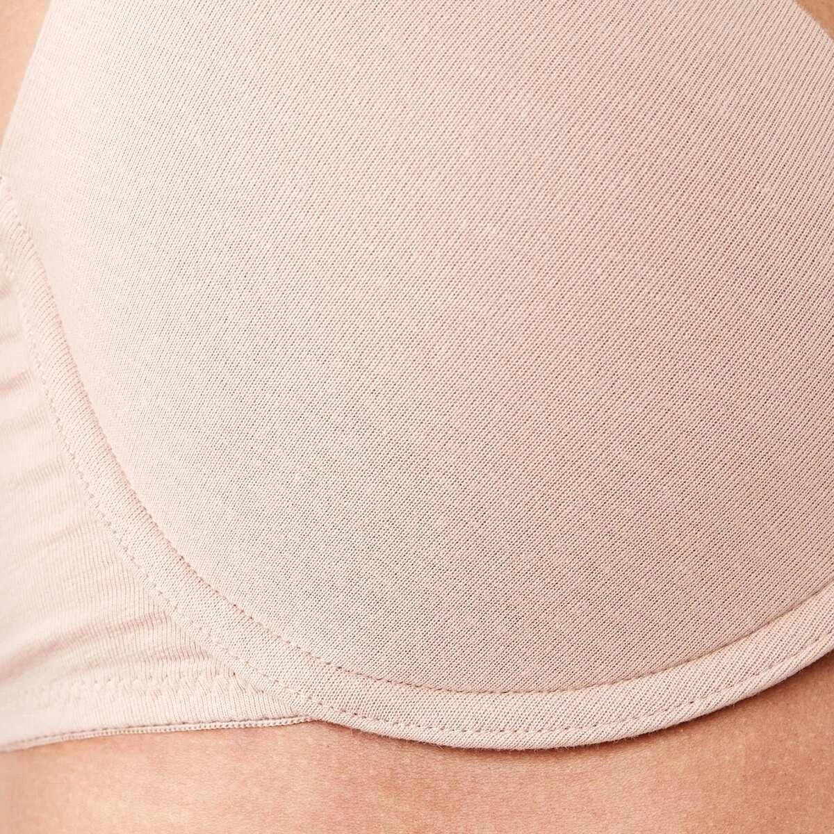 9 2 Pack Cotton T-shirt Bra BLACK, LIGHT FAWN, 9 of 9